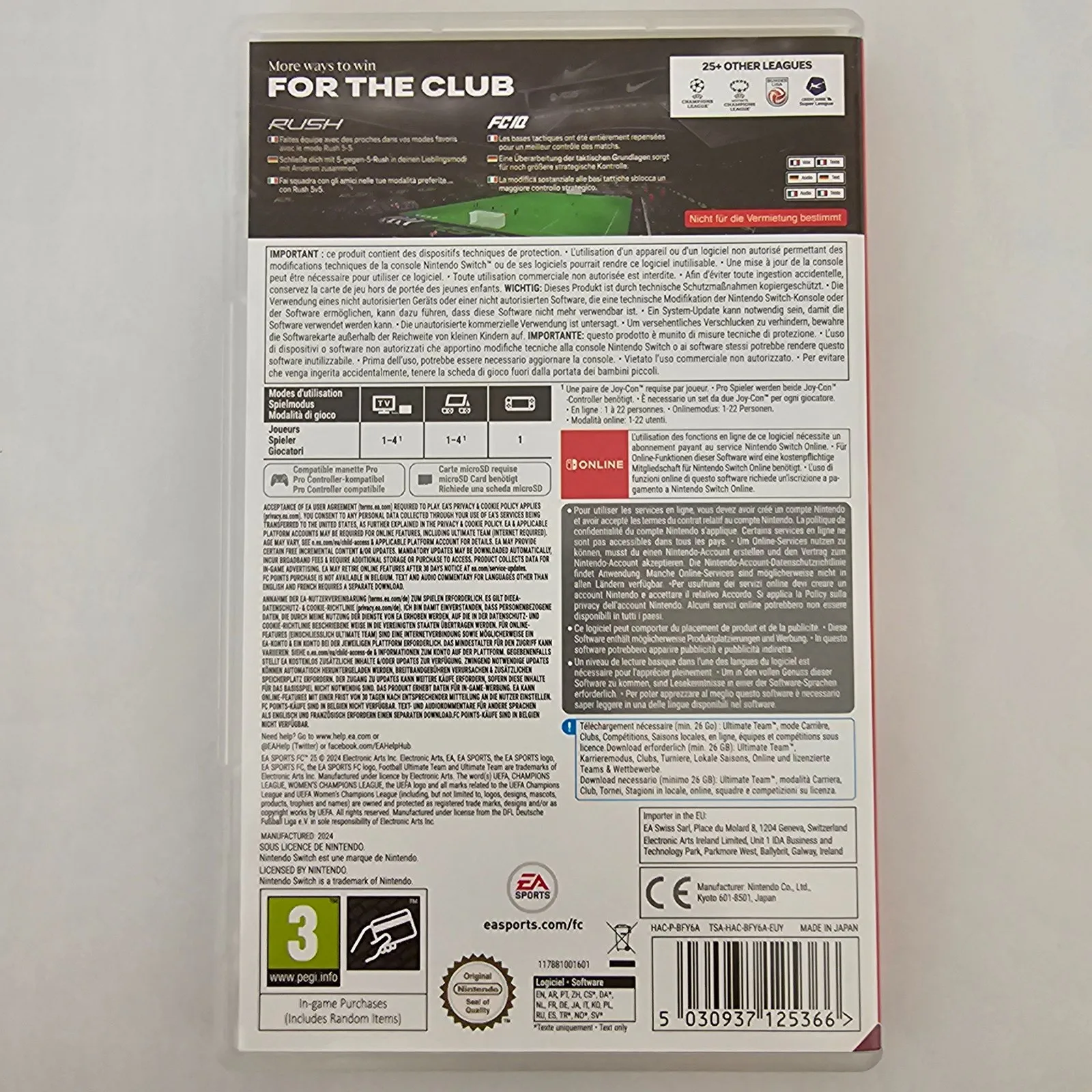 EA Sports FC 25 Nintendo Switch, Ansicht 2