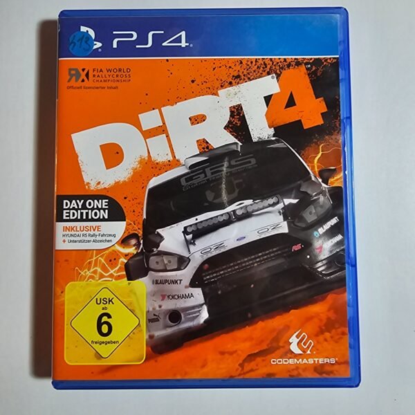 DiRT 4 Day One Edition PS4