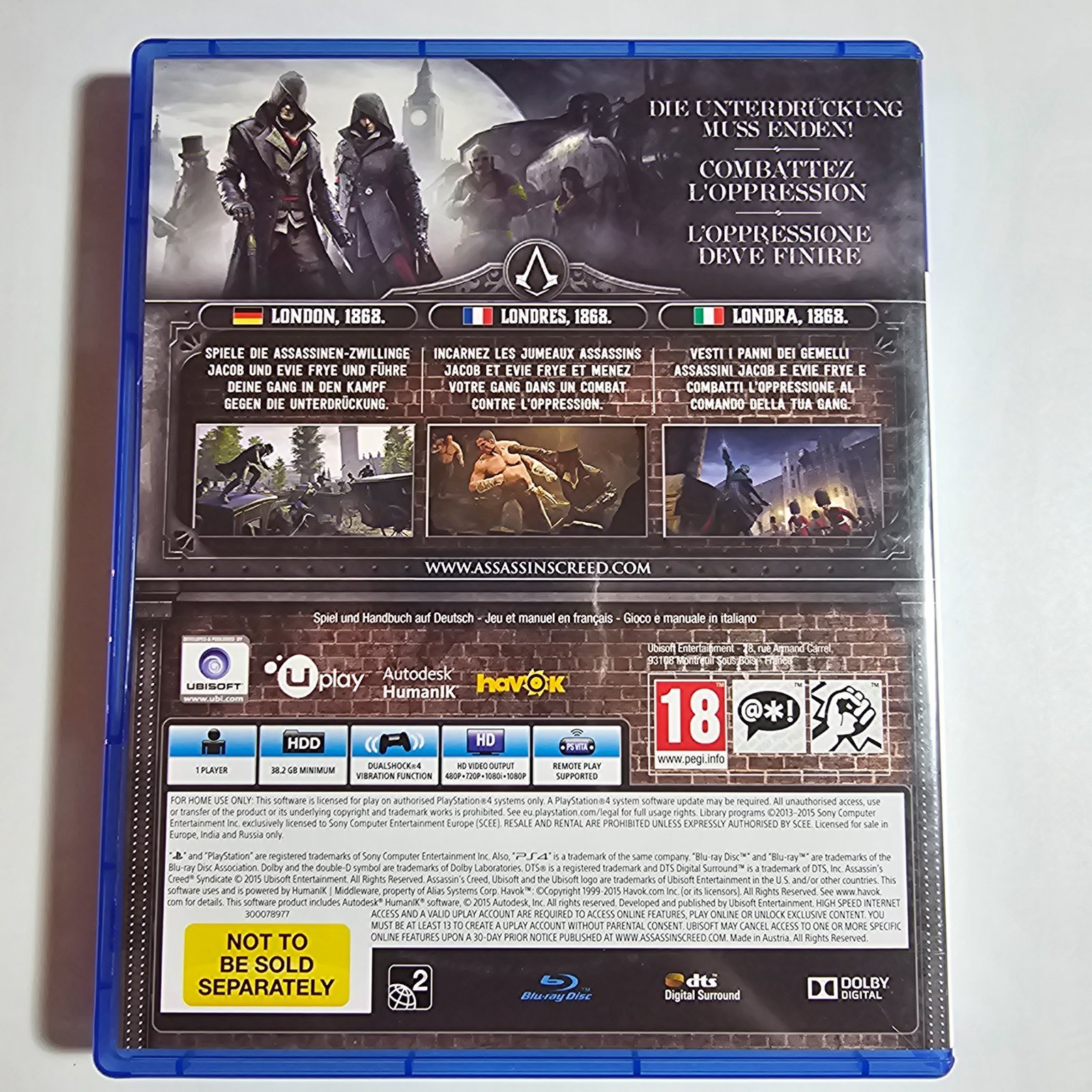 Assassin's Creed Syndicate PlayStation 4 – Bild 4