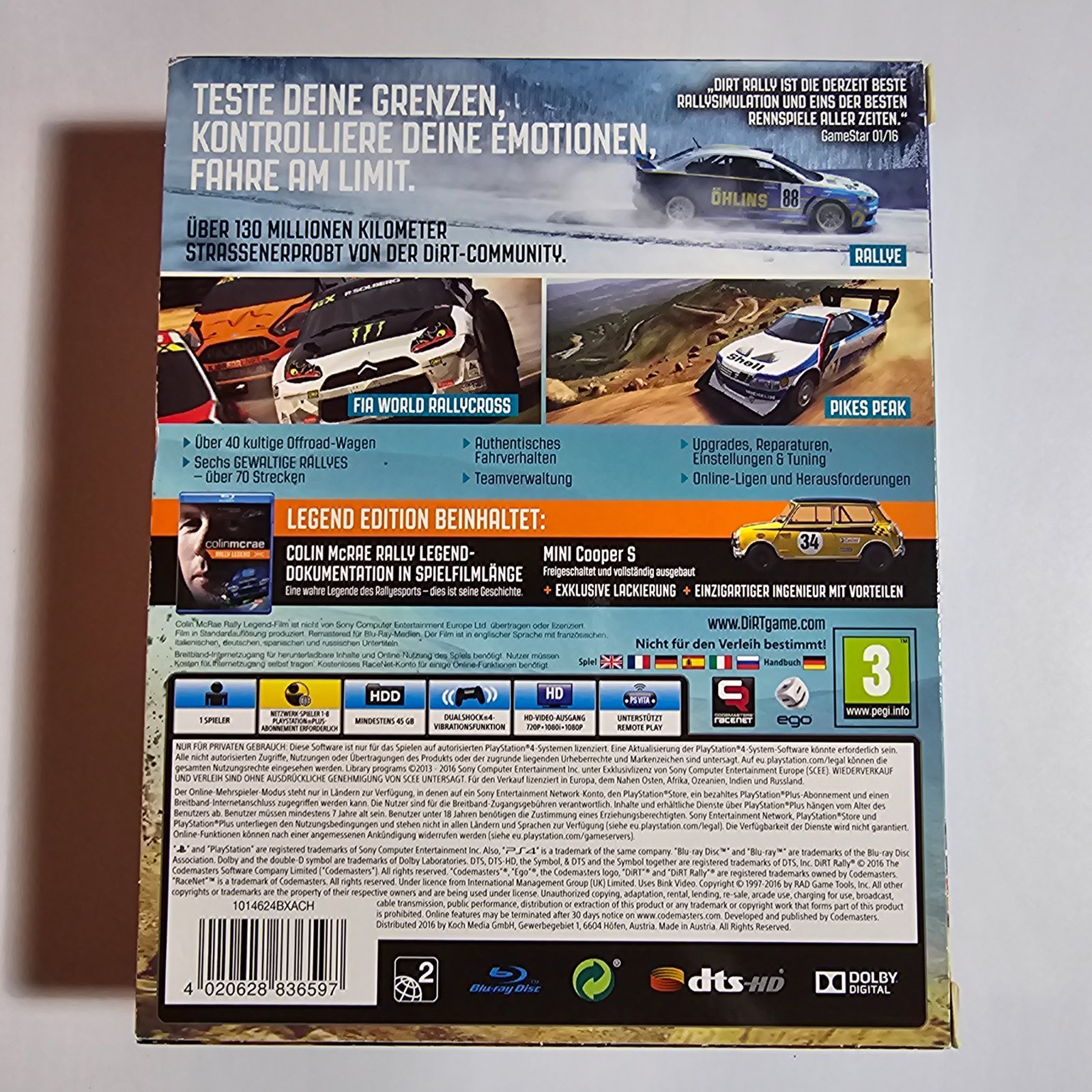 DiRT Rally Legend Edition PS4 – Bild 2