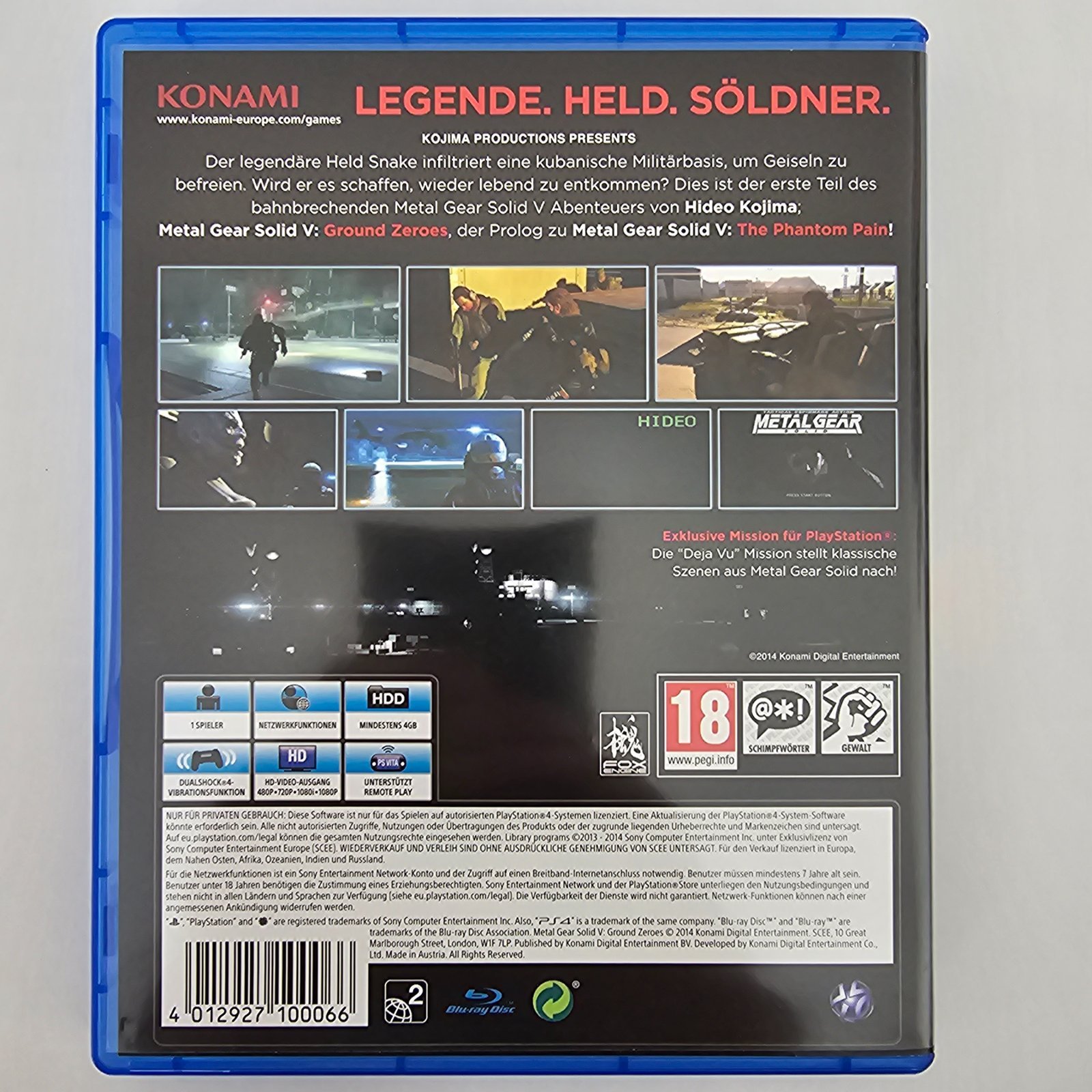 Metal Gear Solid V Ground Zeroes PS4 – Bild 2