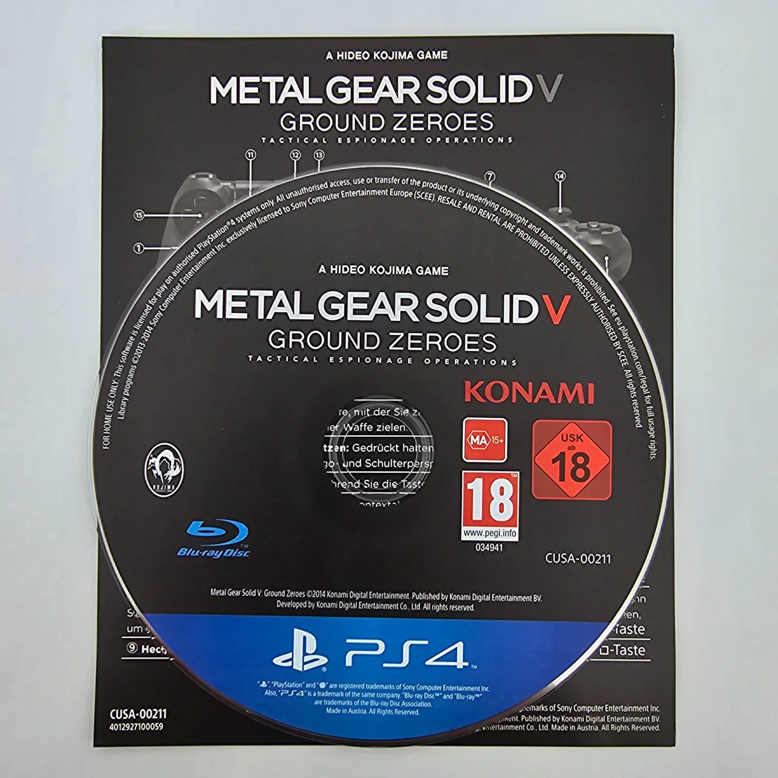 Metal Gear Solid V Ground Zeroes PS4, Ansicht 3