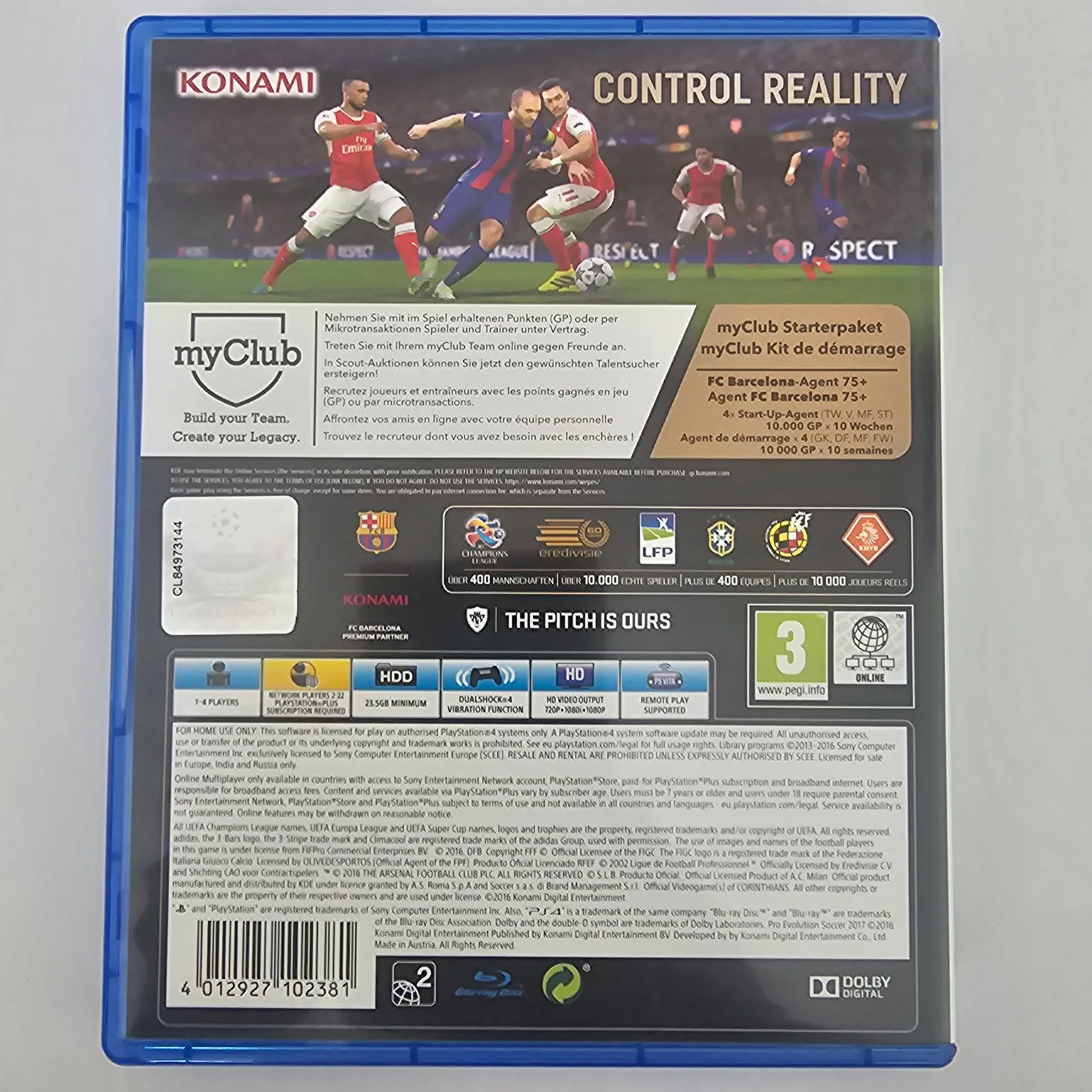 PES 2017 Pro Evolution Soccer PS4, Ansicht 2