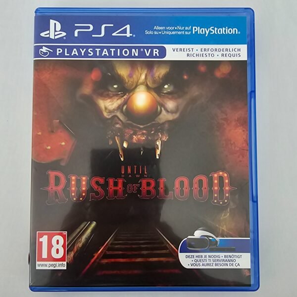 Until Dawn Rush of Blood PlayStation 4