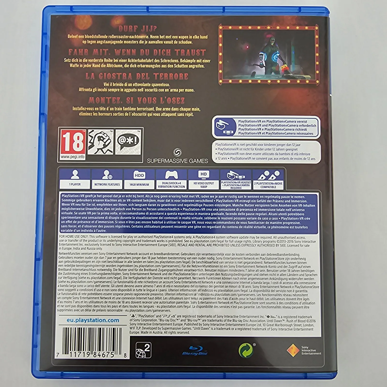 Until Dawn Rush of Blood PlayStation 4, Ansicht 2