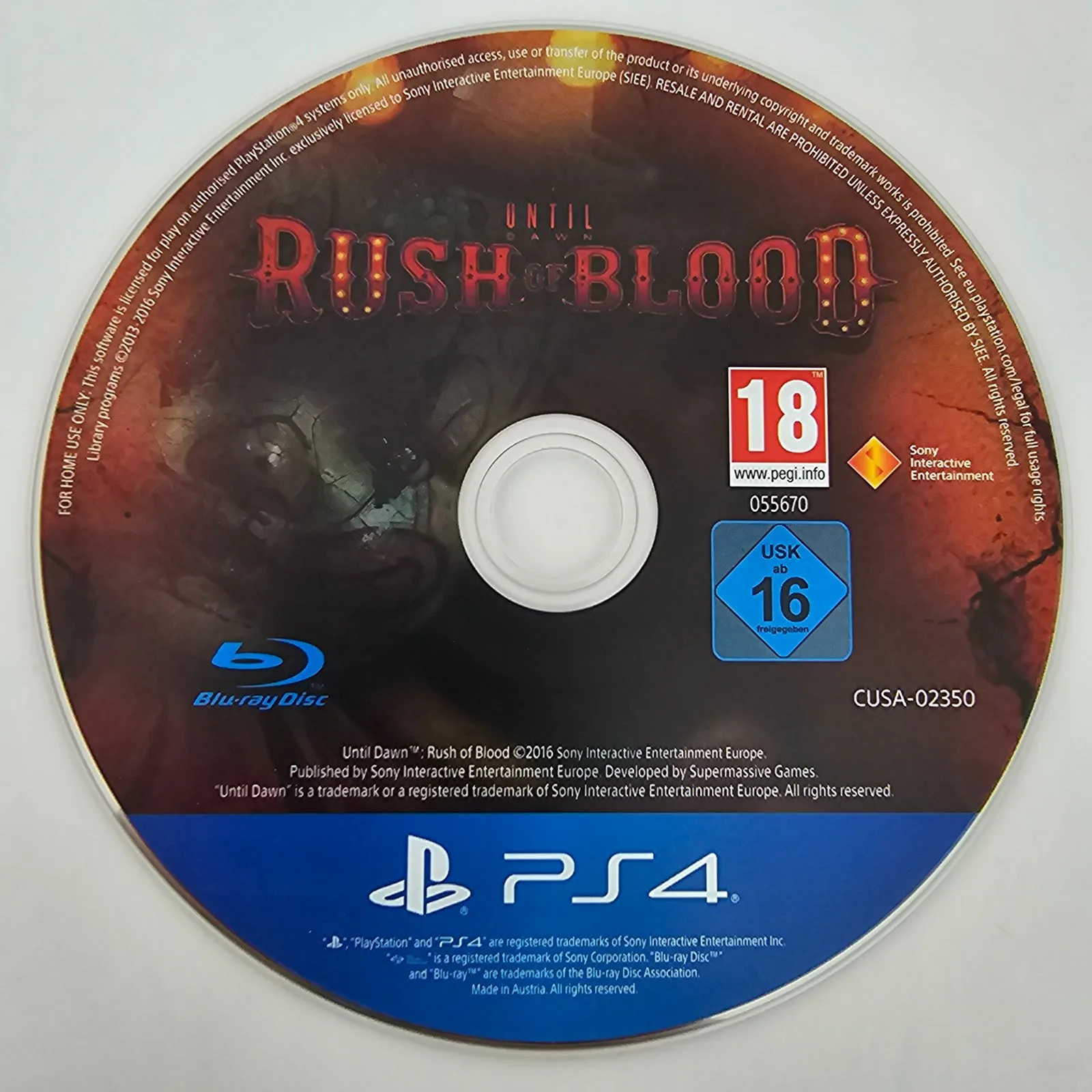 Until Dawn Rush of Blood PlayStation 4, Ansicht 3