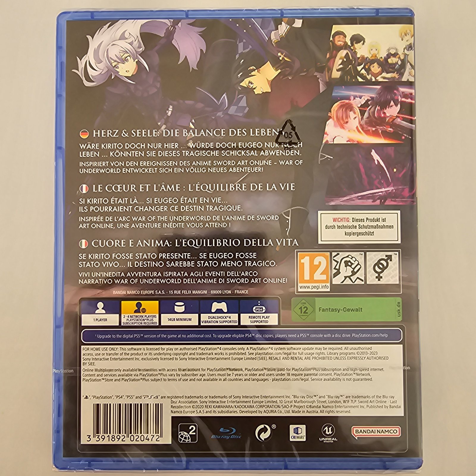 Sword Art Online Last Recollection PlayStation 4 – Bild 2