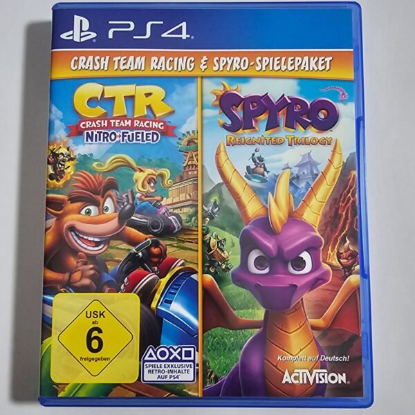 Crash Team Racing & Spyro Spielepaket PS4