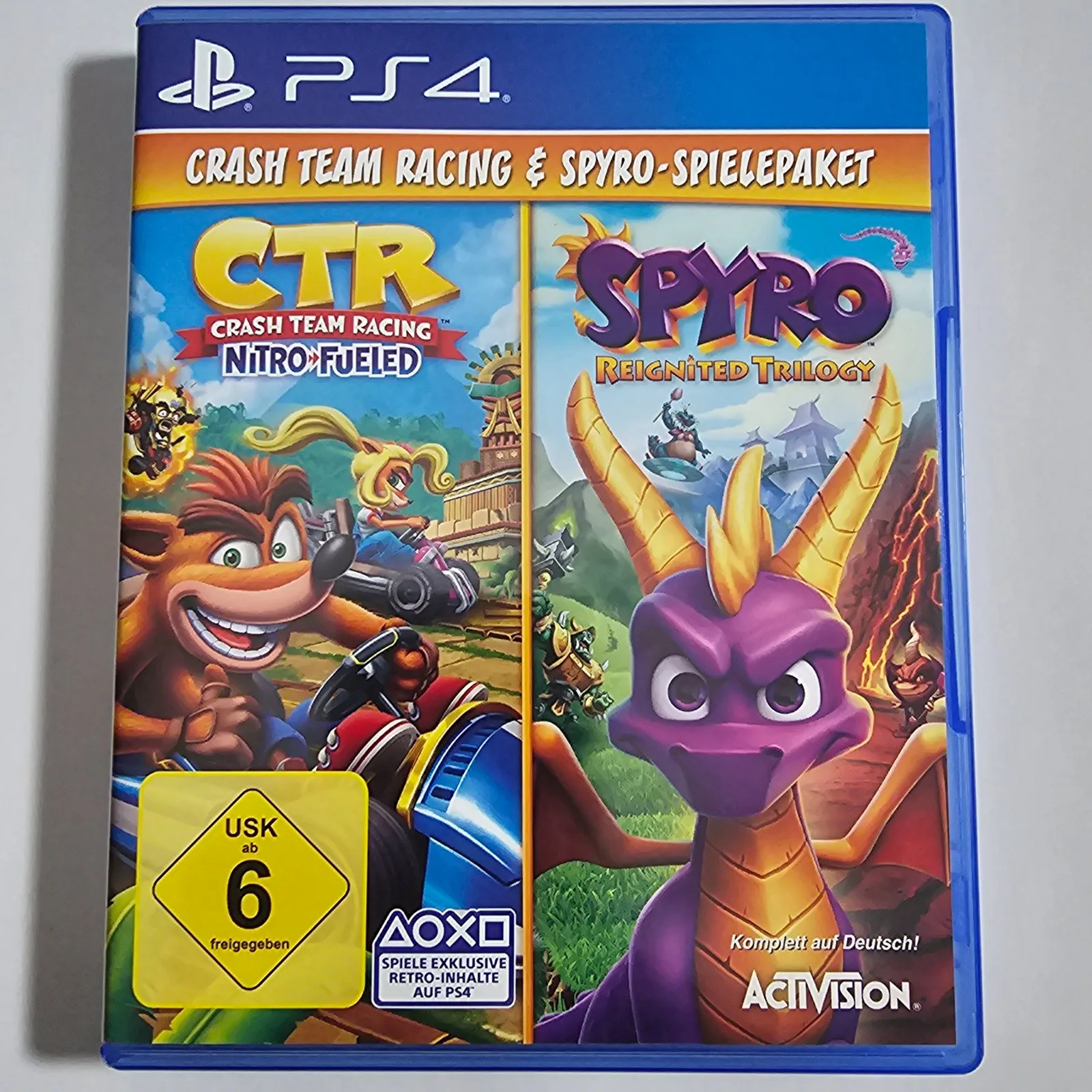 Crash Team Racing & Spyro Spielepaket PS4