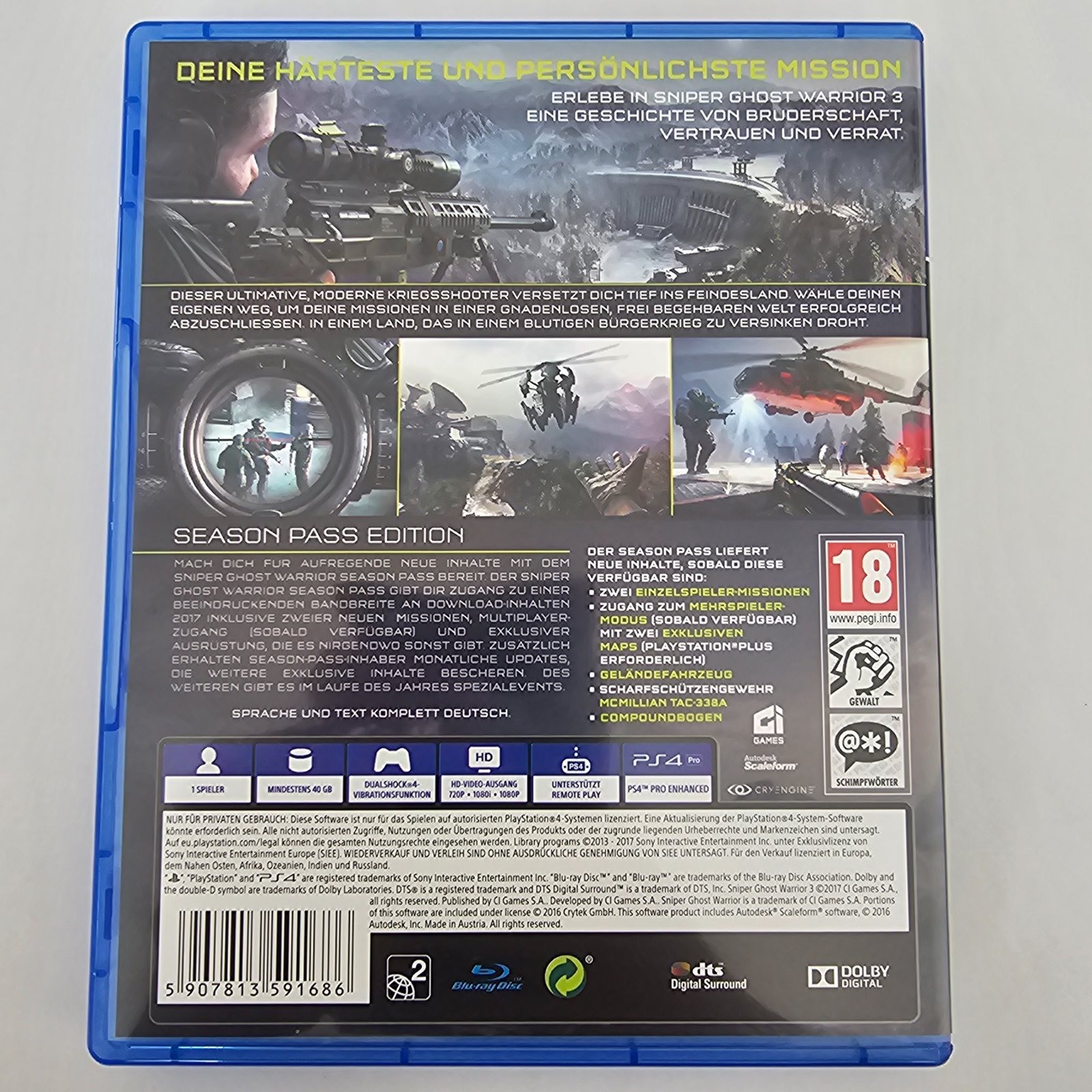 Sniper Ghost Warrior 3 Season Pass Edition PlayStation 4 – Bild 2