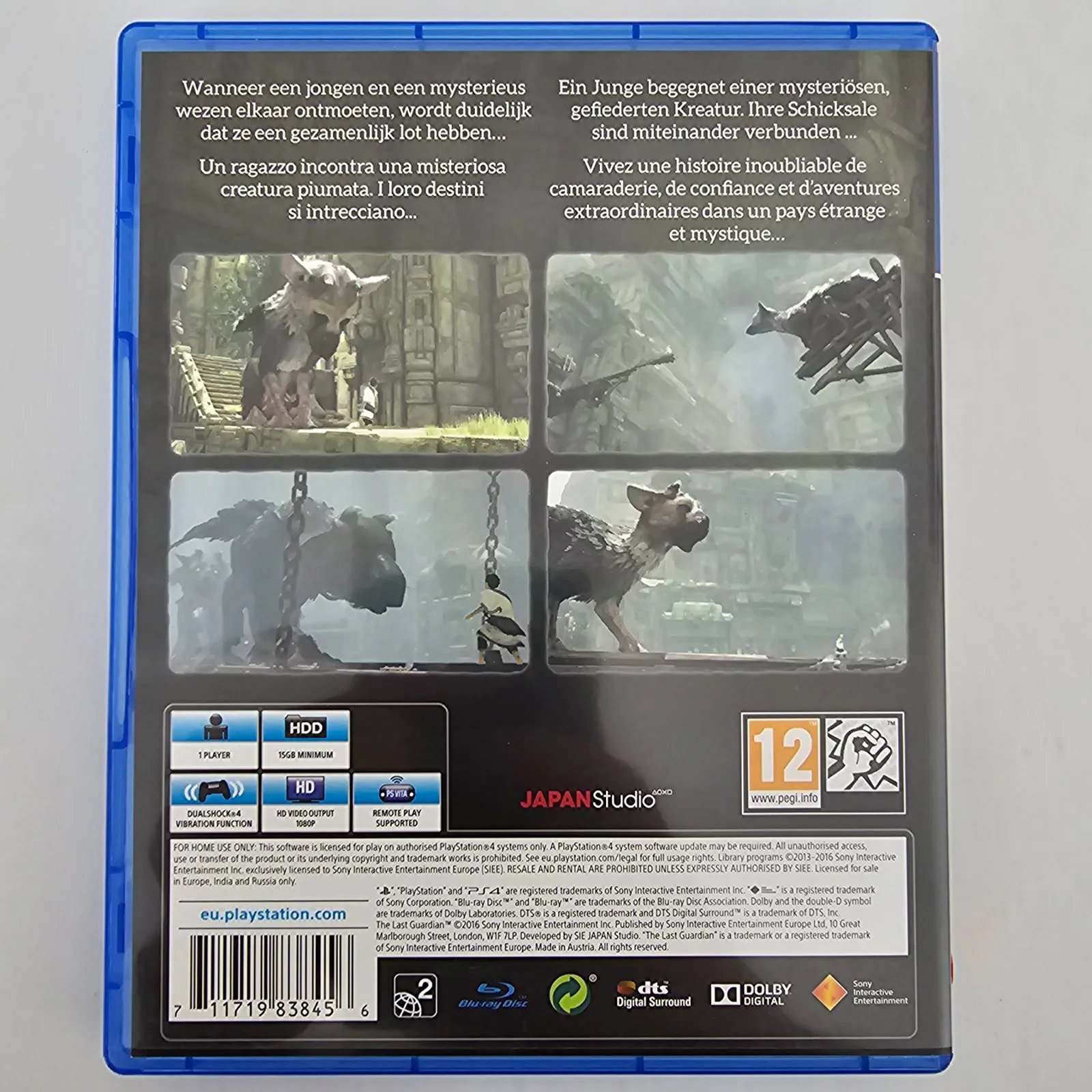 The Last Guardian PS4, Ansicht 2