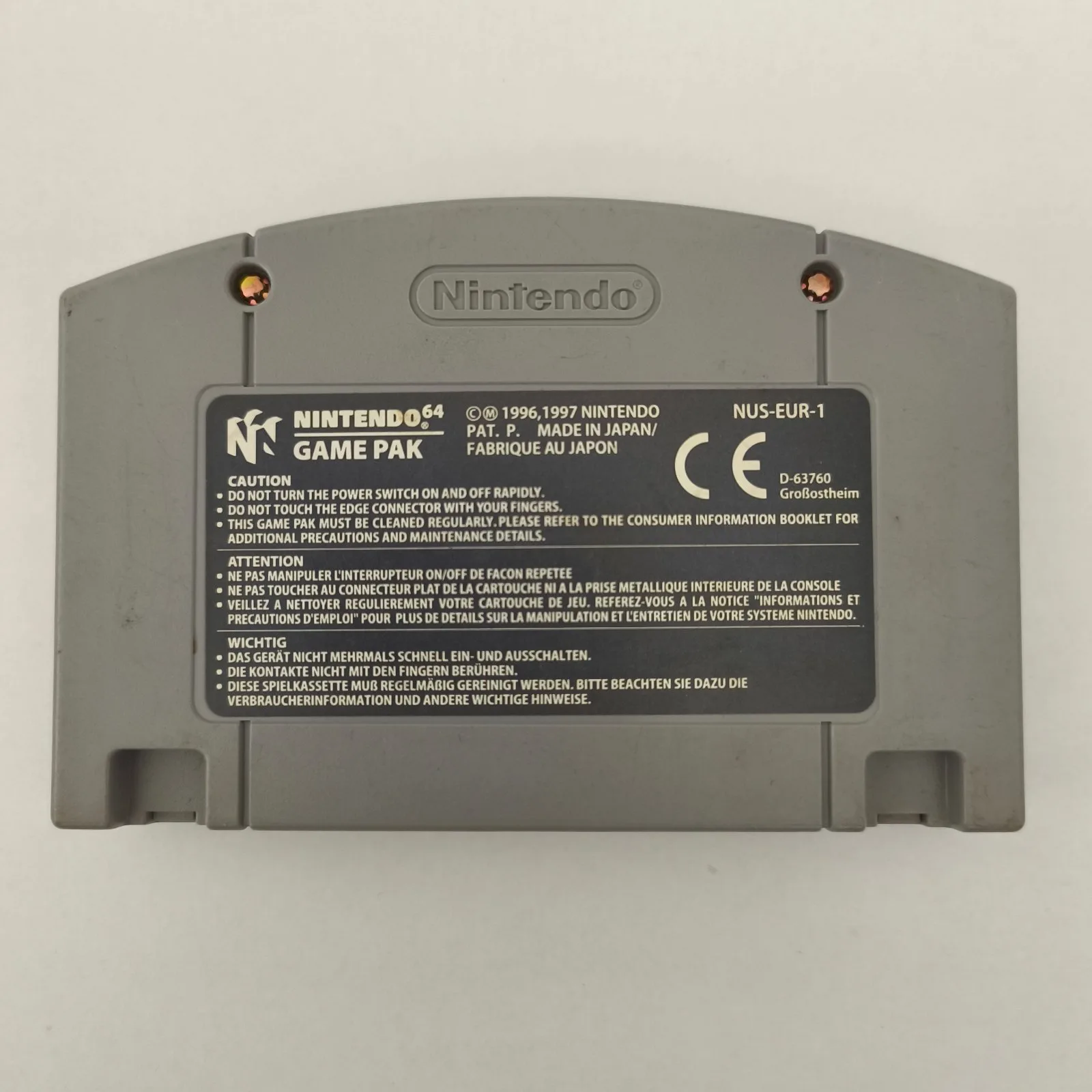 F1 Pole Position 64 Nintendo 64, Ansicht 2