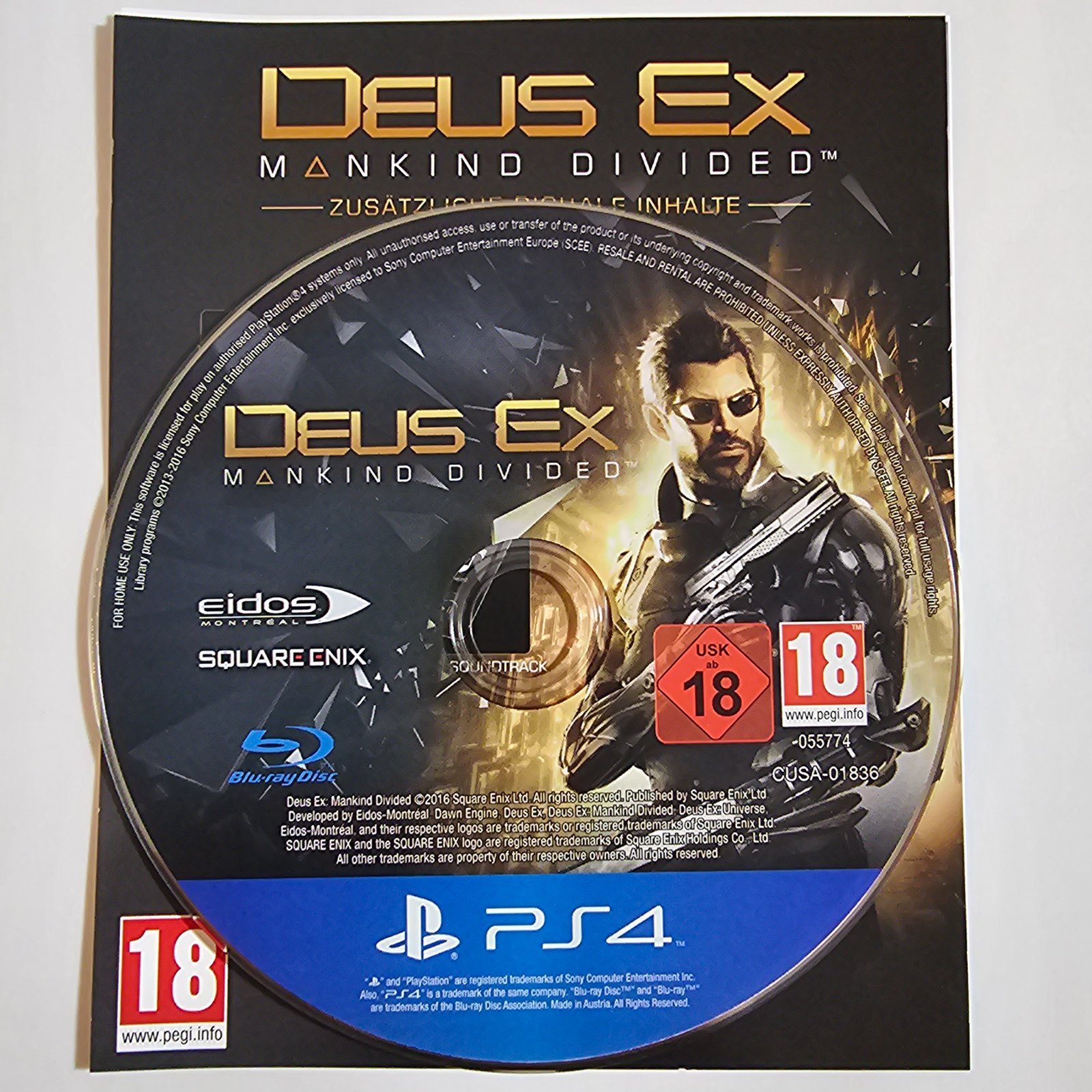 Deus Ex Mankind Divided Day One Edition PlayStation 4 – Bild 4