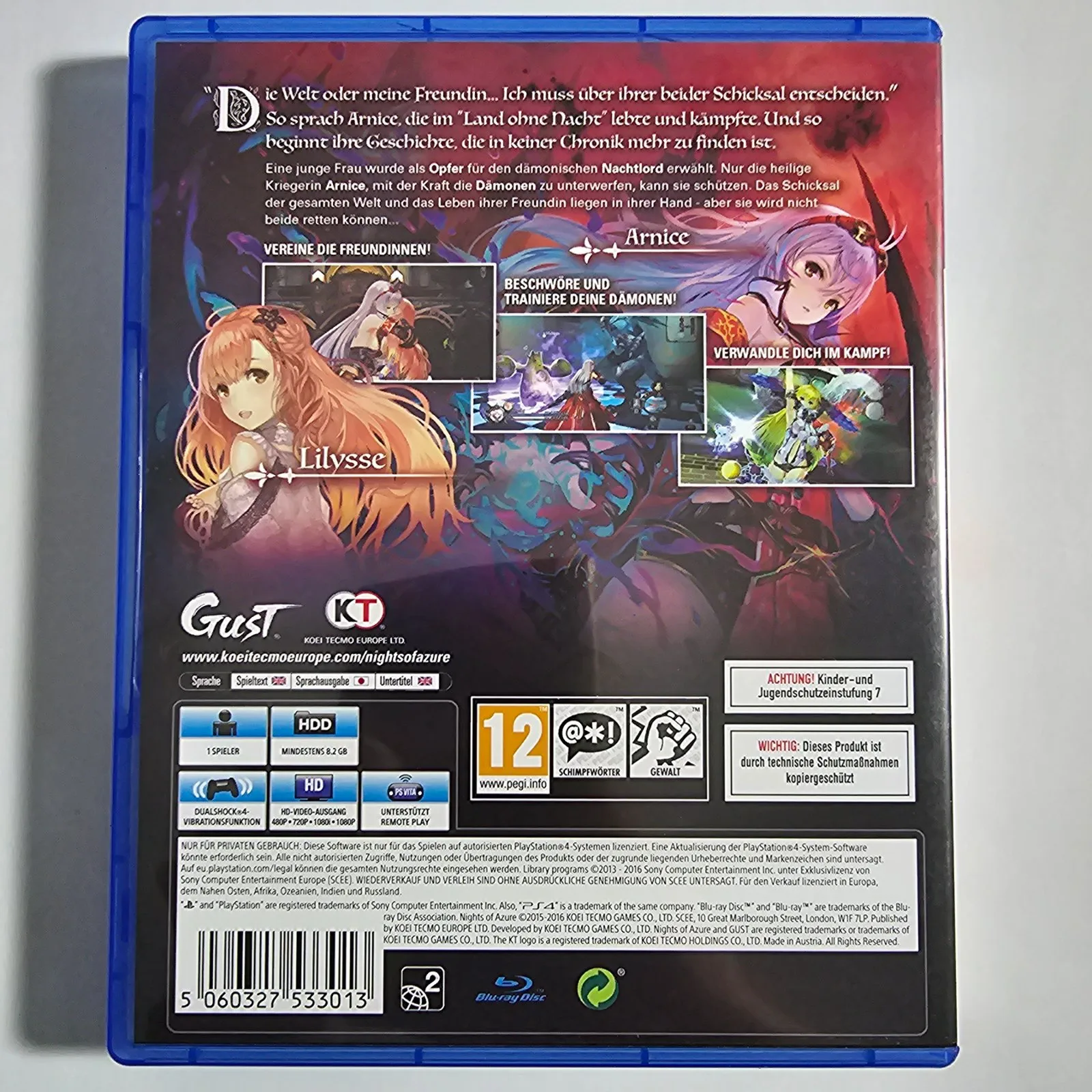Nights of Azure PlayStation 4, Ansicht 2