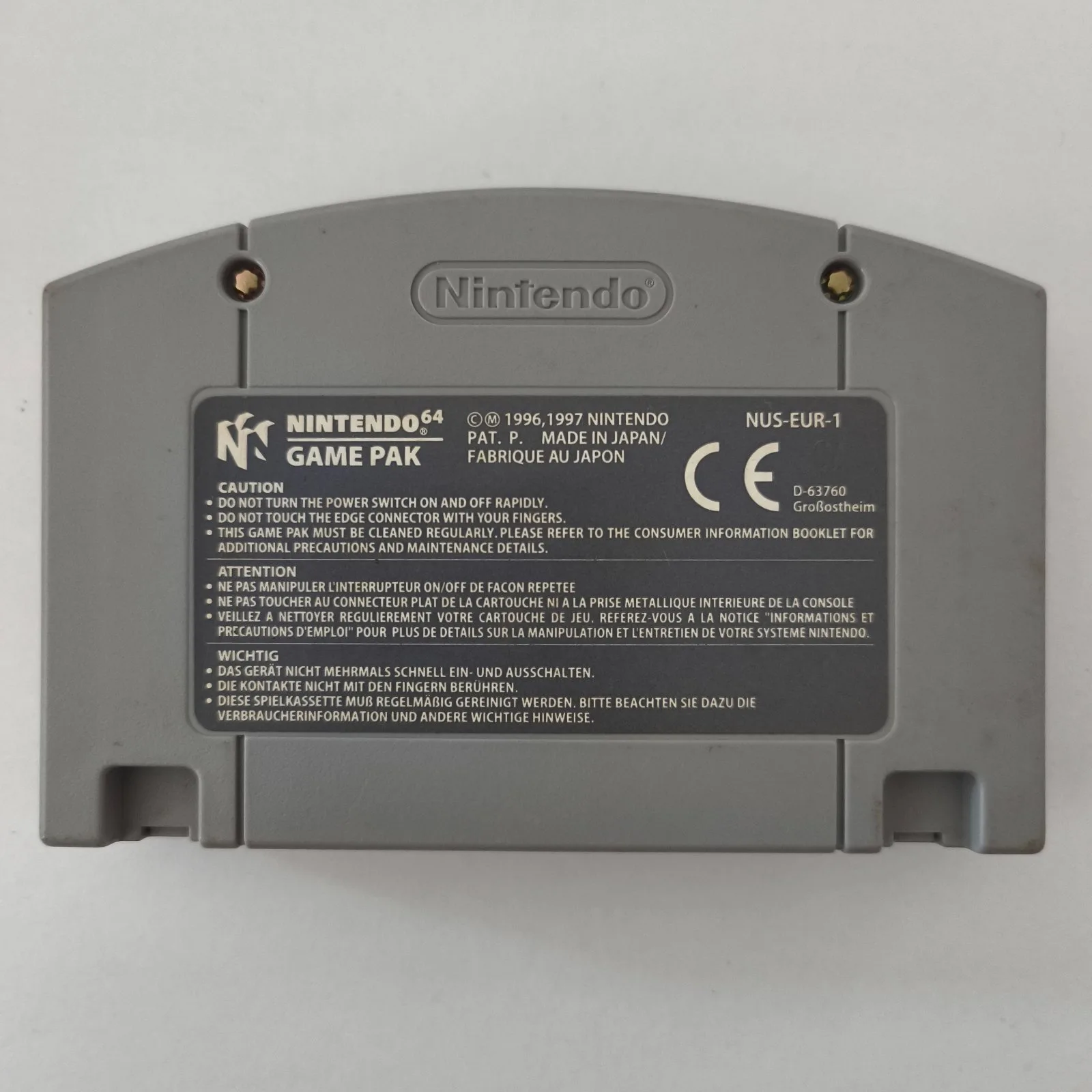 Milo's Astro Lanes Nintendo 64, Ansicht 2