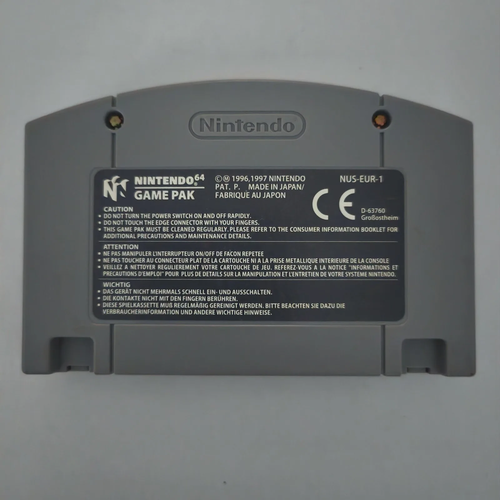 Bass Hunter 64 Nintendo 64, Ansicht 2
