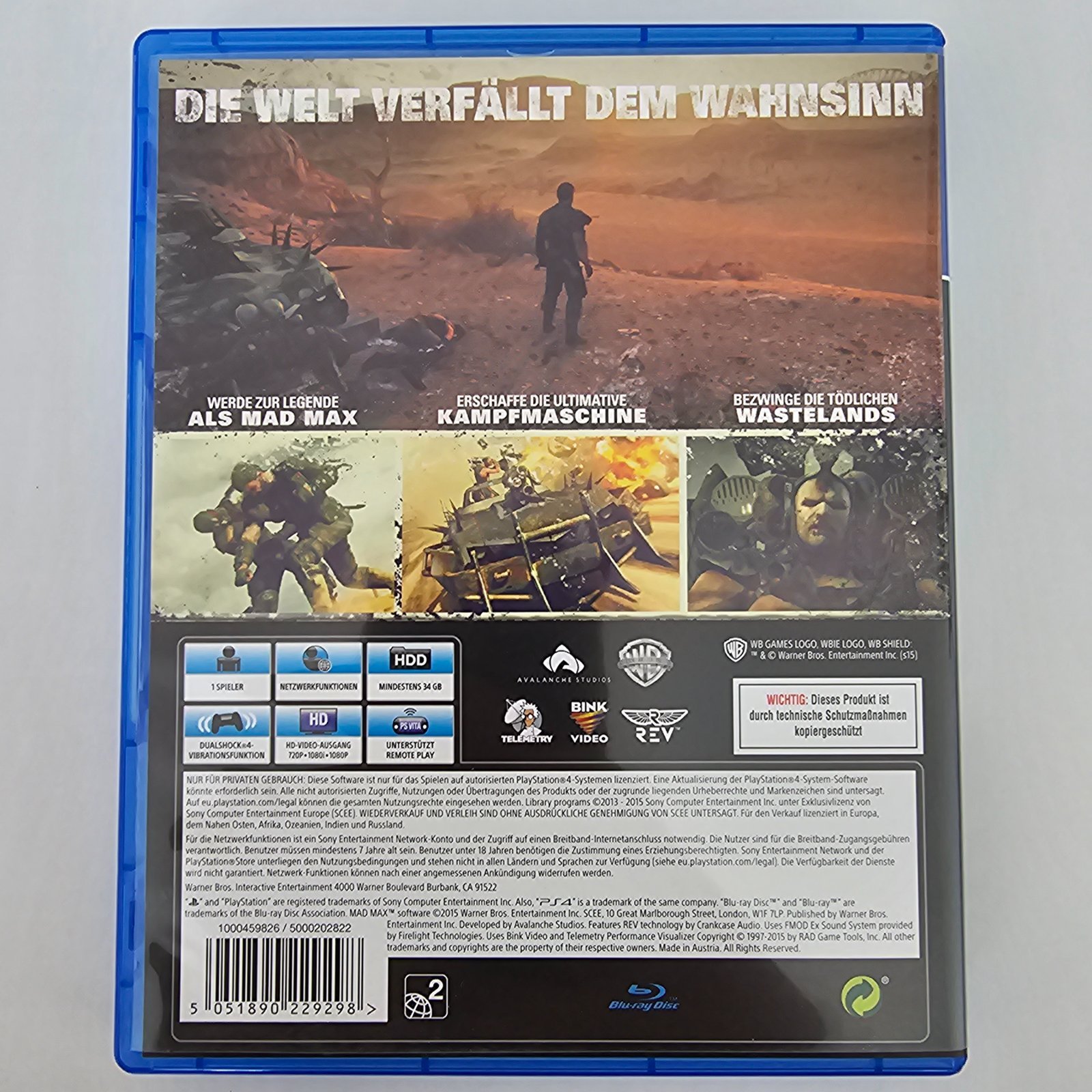 Mad Max PlayStation 4 – Bild 2