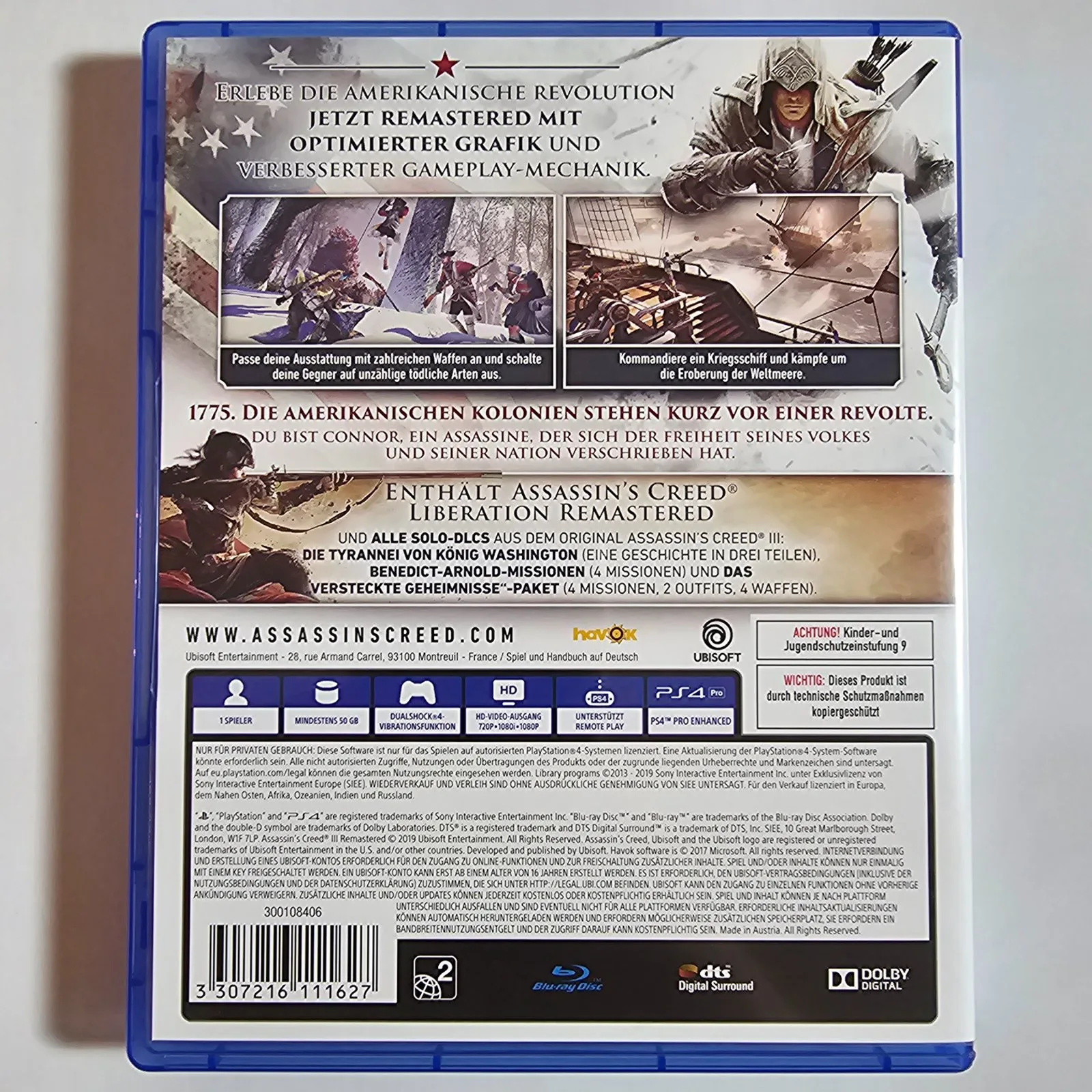 Assassin's Creed III Remastered PS4, Ansicht 2