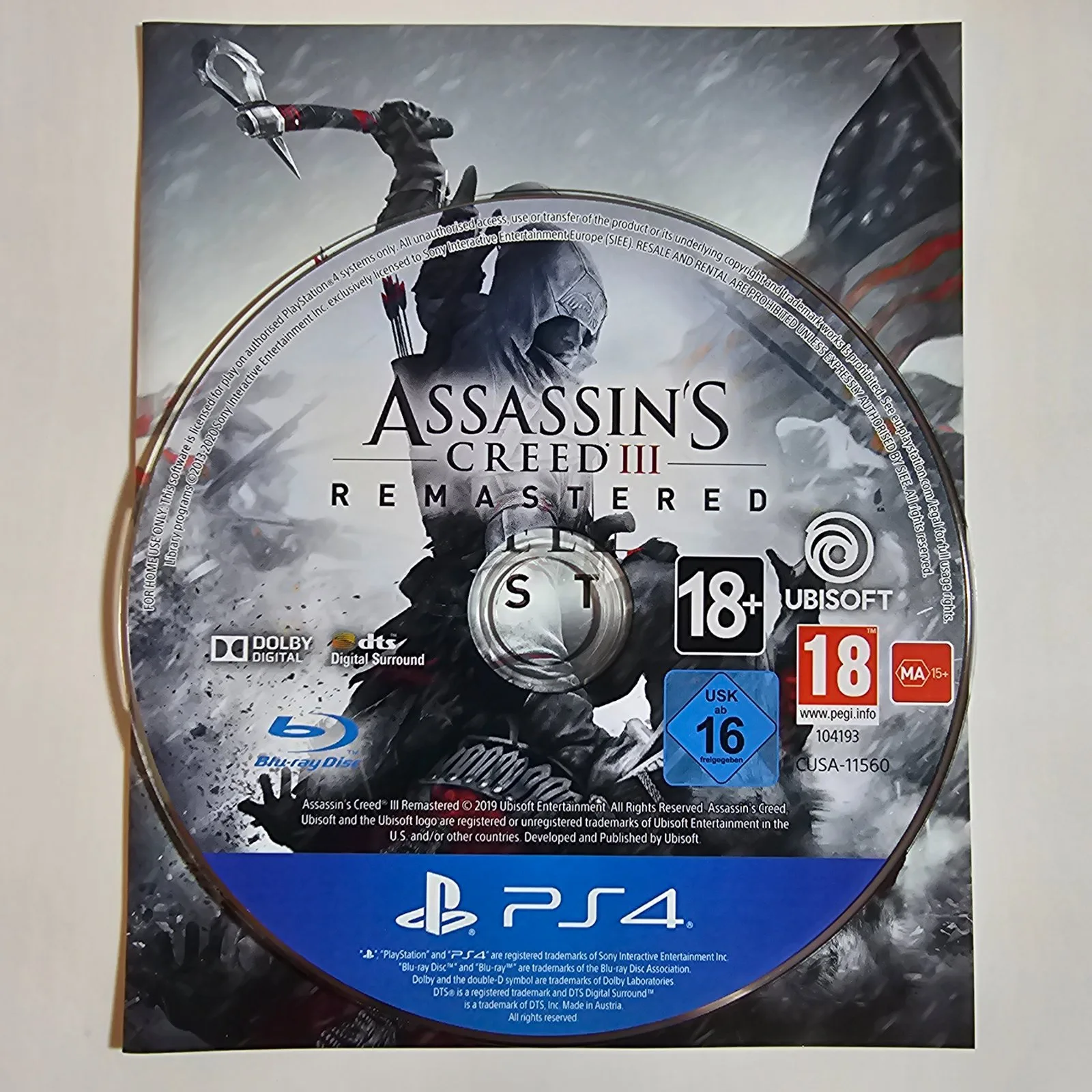 Assassin's Creed III Remastered PS4, Ansicht 3