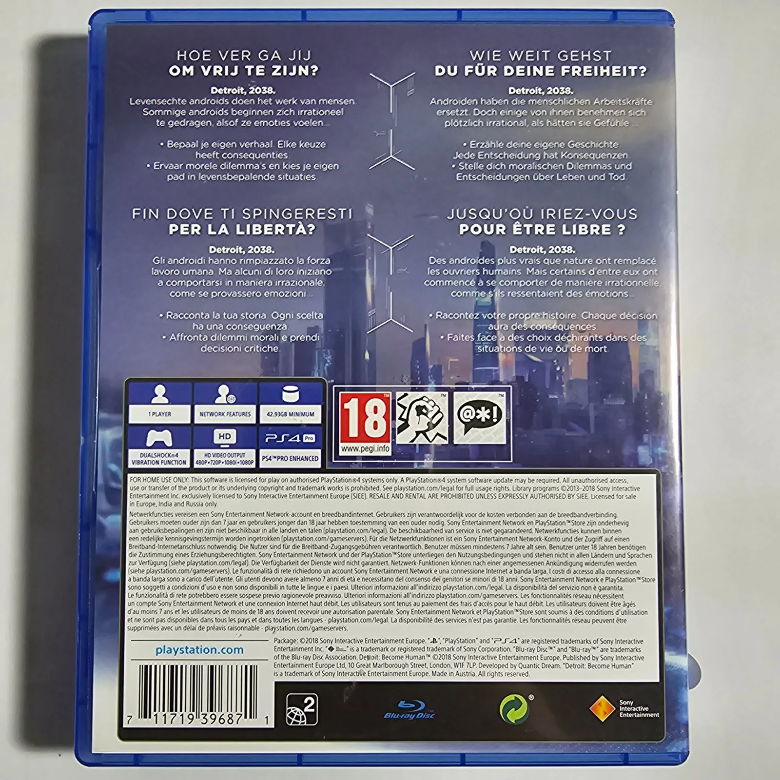 Detroit Become Human PlayStation 4, Ansicht 2