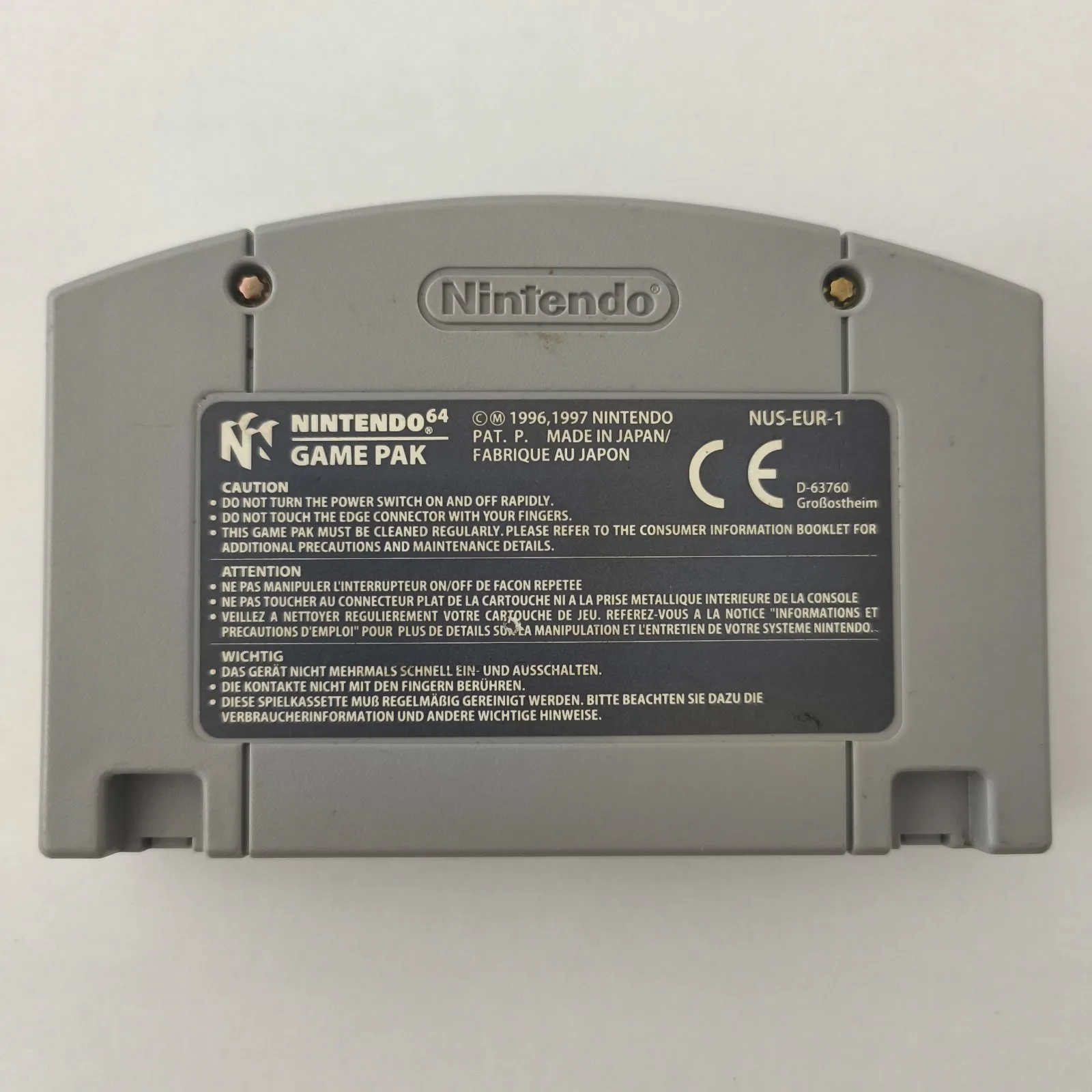 World Cup 98 Nintendo 64, Ansicht 2