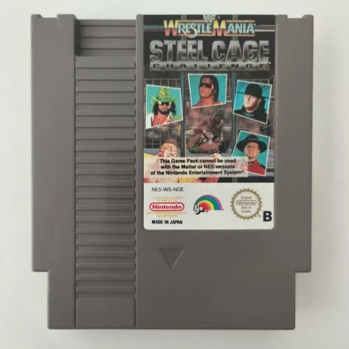 WrestleMania Steel Cage Challenge Nintendo NES