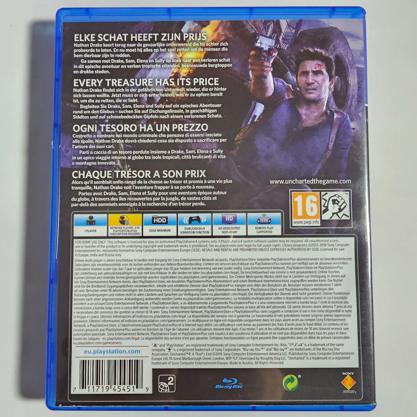Uncharted 4 A Thief's End PlayStation 4, Ansicht 2