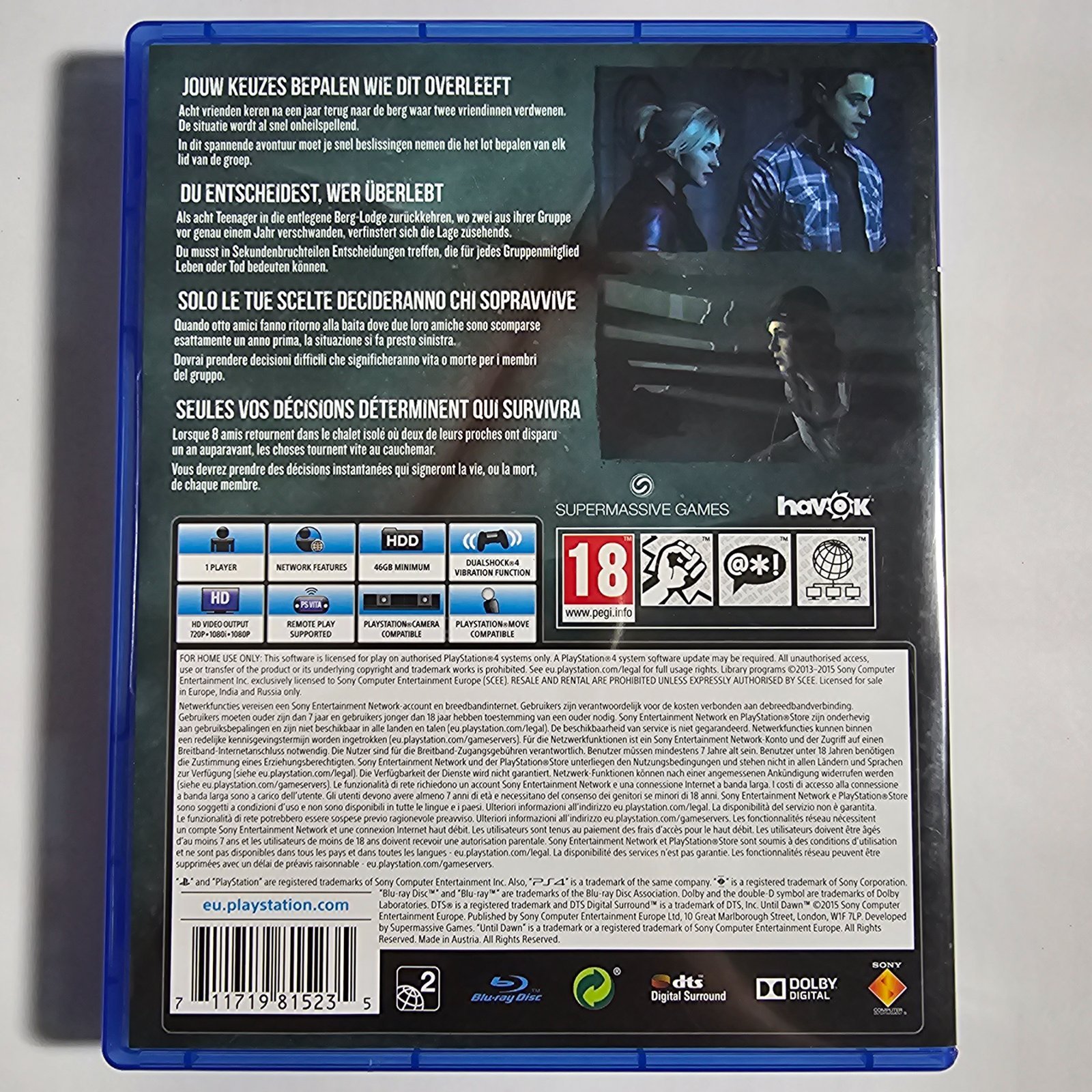 Until Dawn PlayStation 4 – Bild 2