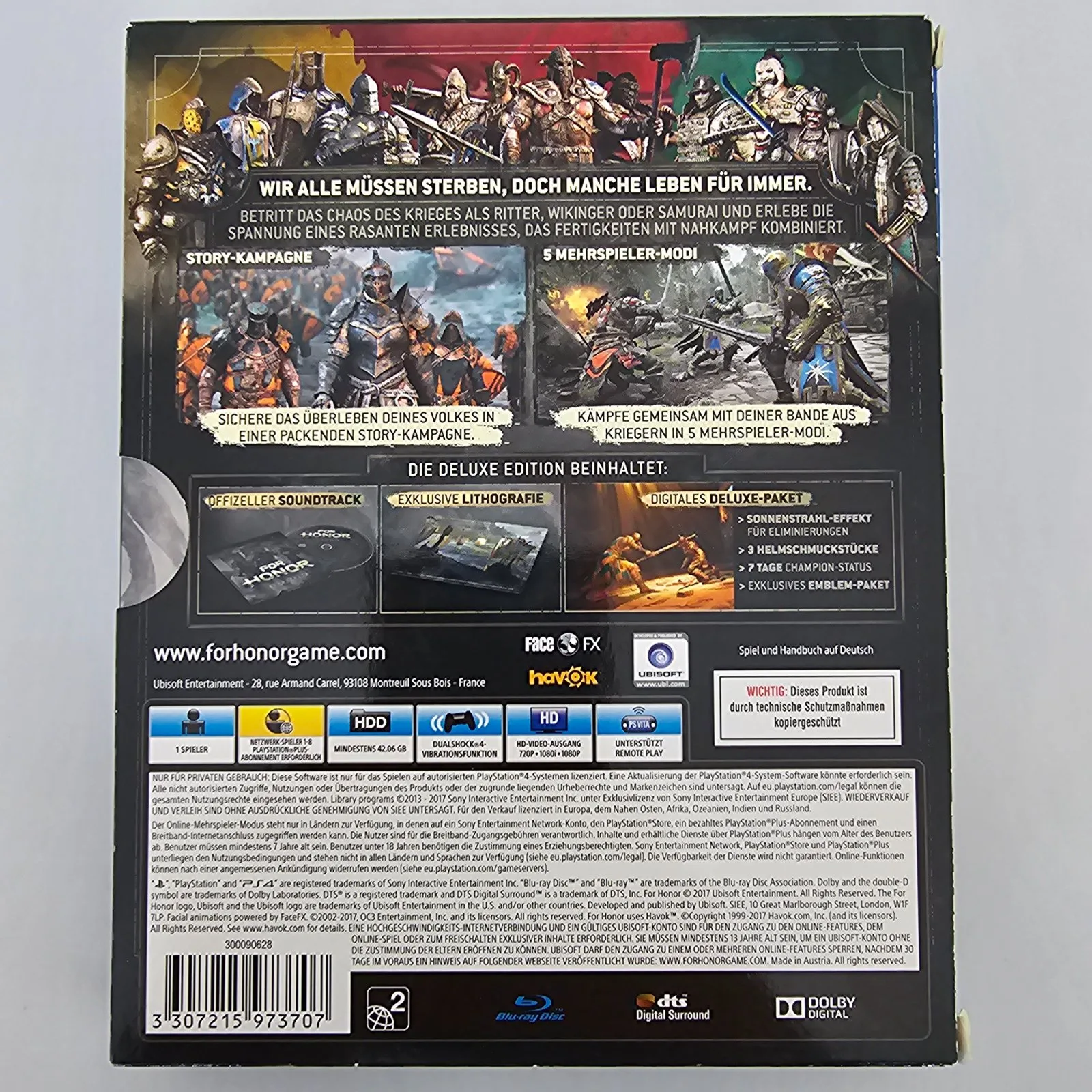 For Honor Deluxe Edition PlayStation 4, Ansicht 2