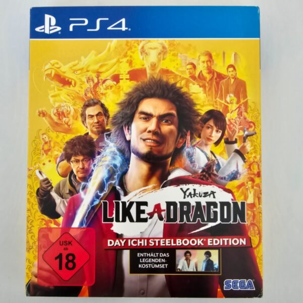 Yakuza Like a Dragon Day Ichi Steelbook Edition PS4
