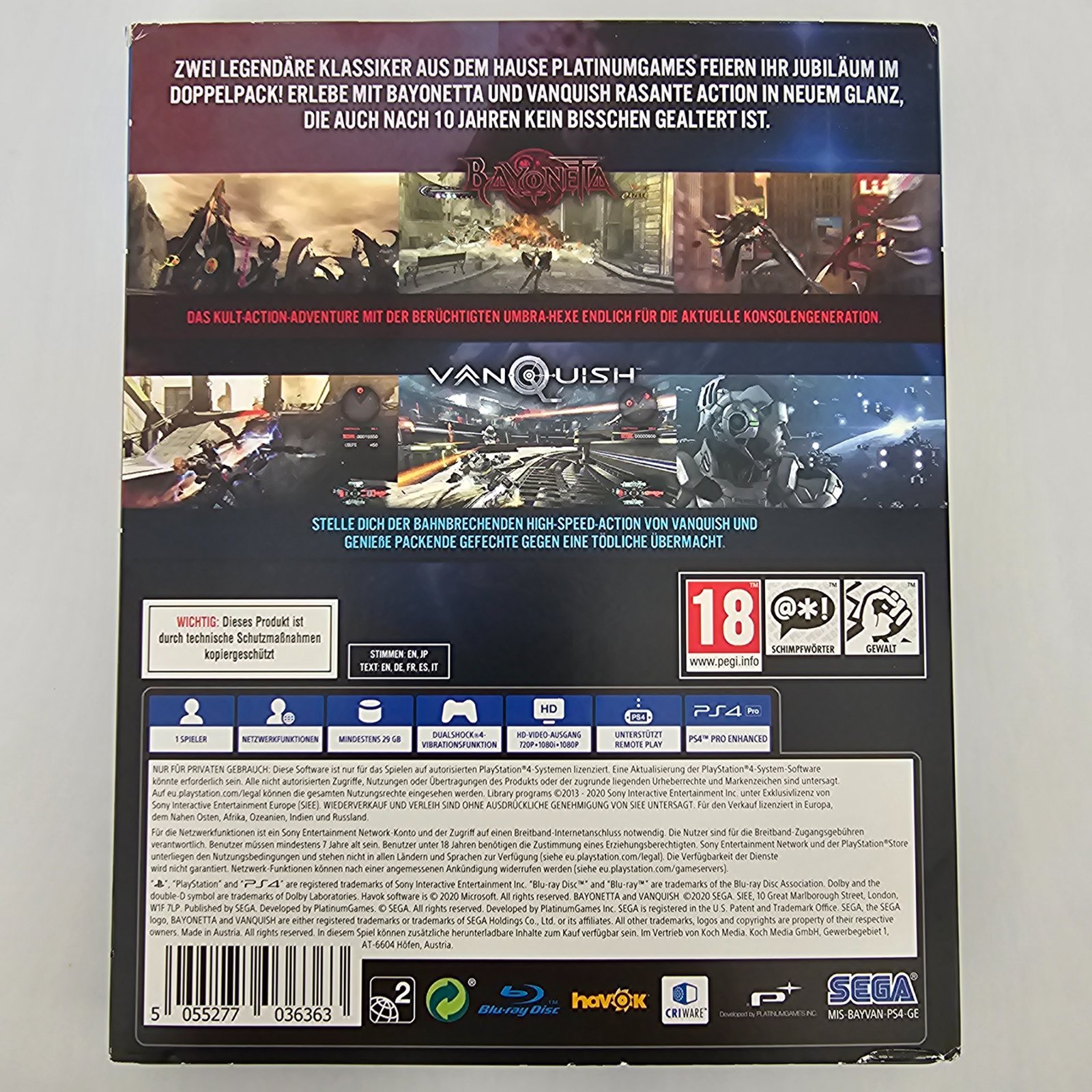 Bayonetta & Vanquish 10th Anniversary Bundle Launch Edition PlayStation 4 – Bild 2