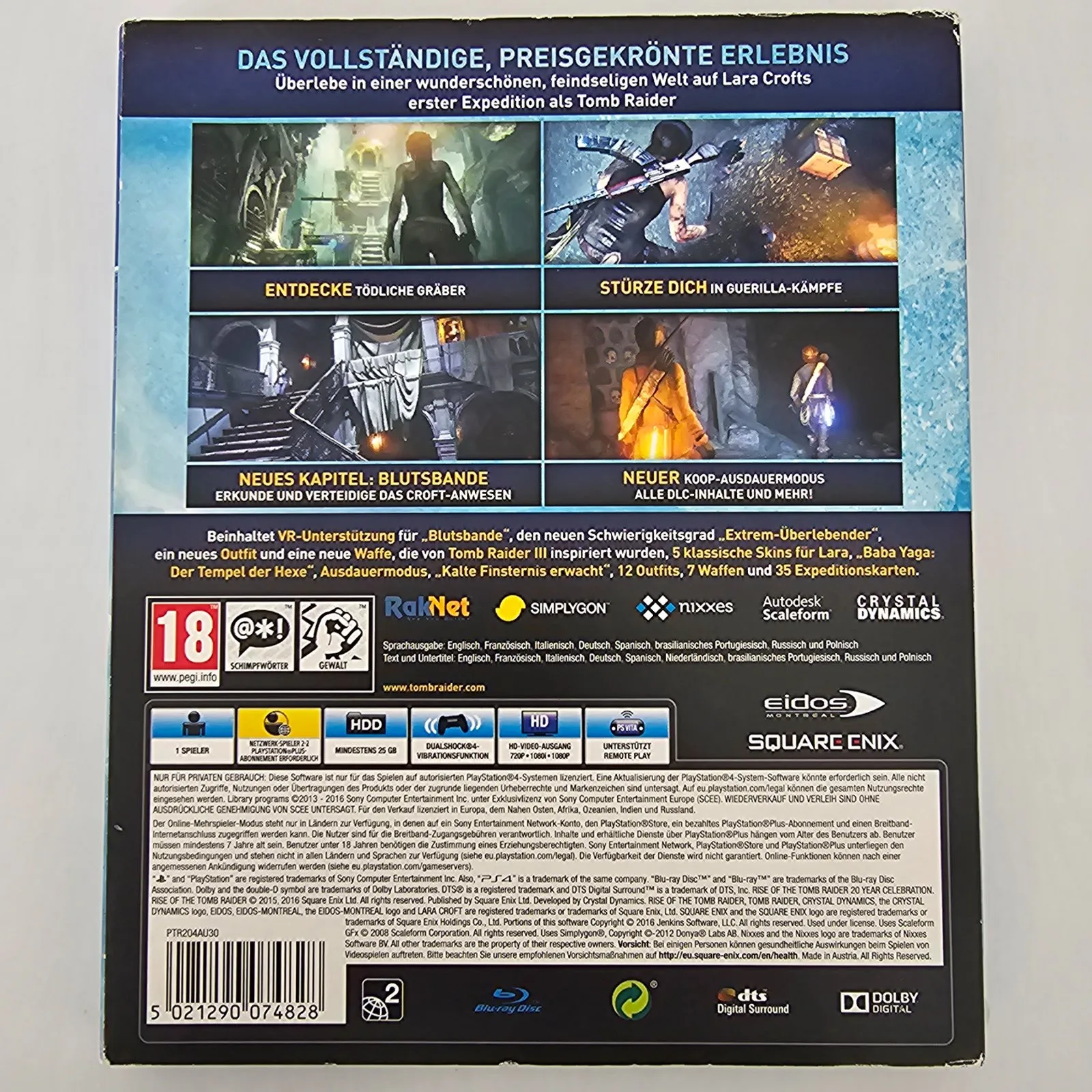 Rise of the Tomb Raider 20-jähriges Jubiläum PlayStation 4, Ansicht 2