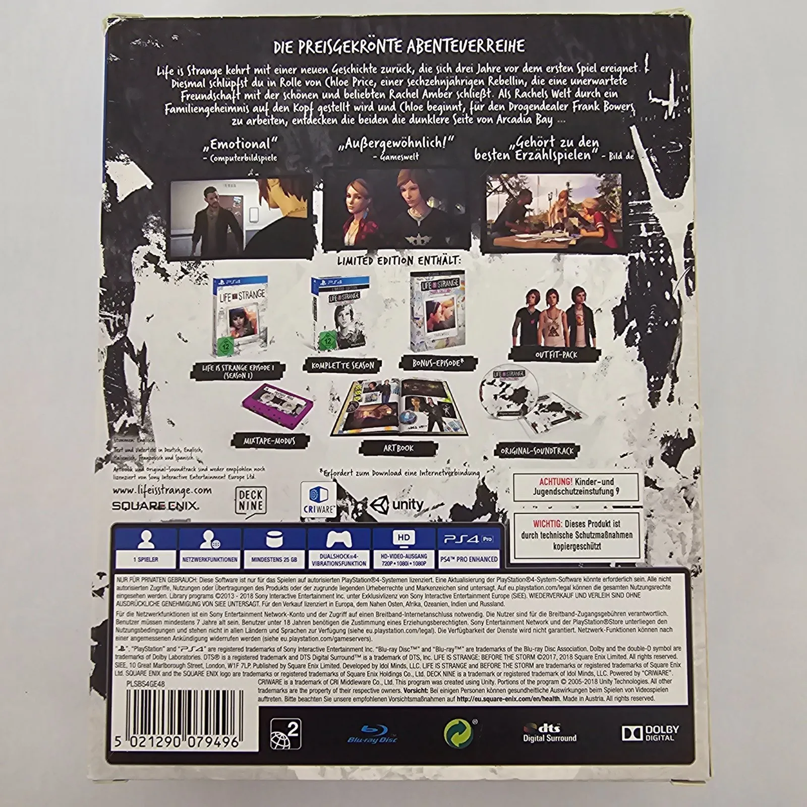 Life is Strange Before the Storm Limited Edition PS4, Ansicht 2