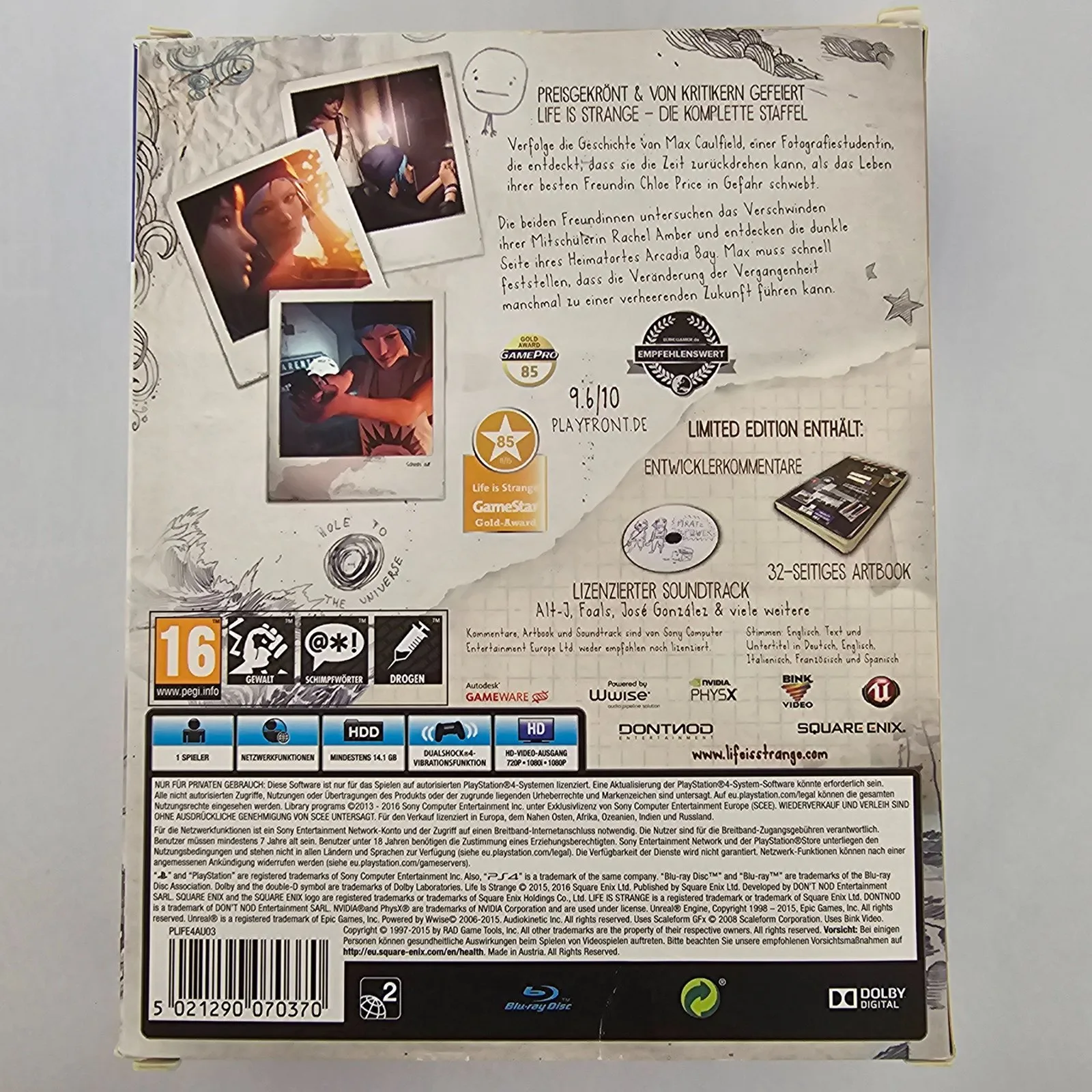 Life is Strange Limited Edition PS4, Ansicht 2