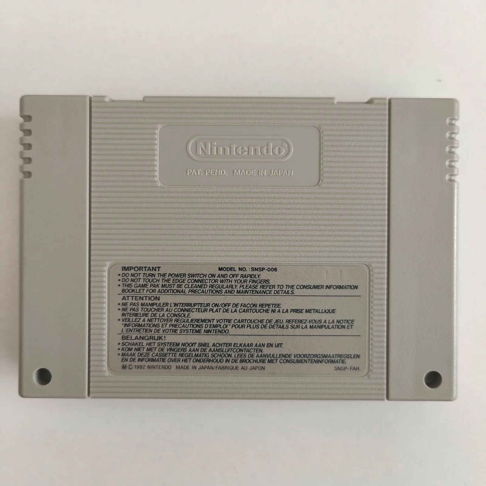 FIFA International Soccer Super Nintendo, Ansicht 2
