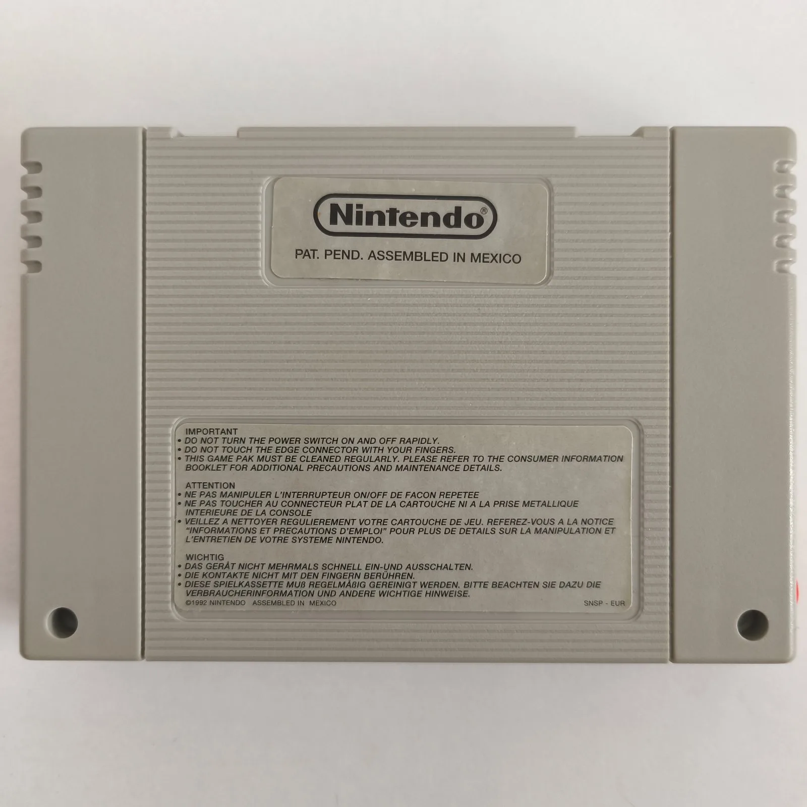 Ms. Pac-Man Super Nintendo Entertainment System, Ansicht 2