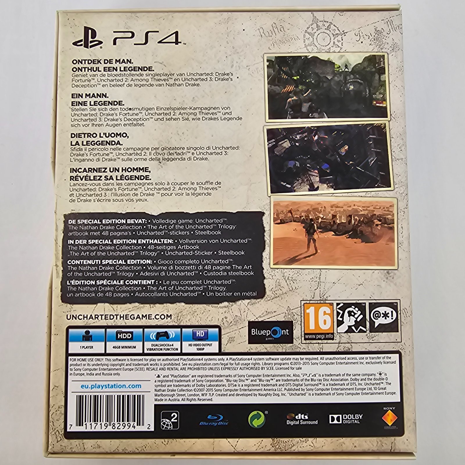 Uncharted The Nathan Drake Collection Special Edition PS4 – Bild 2