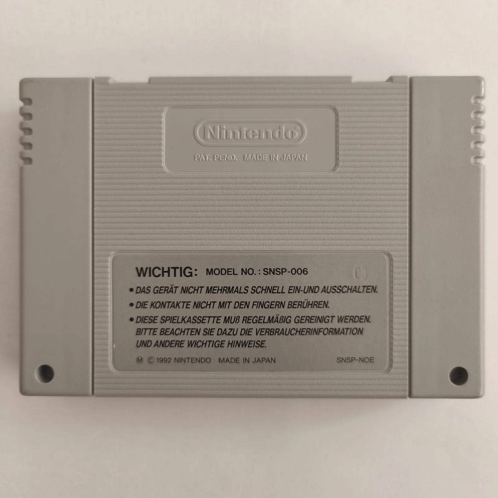Illusion of Time Super Nintendo, Ansicht 2