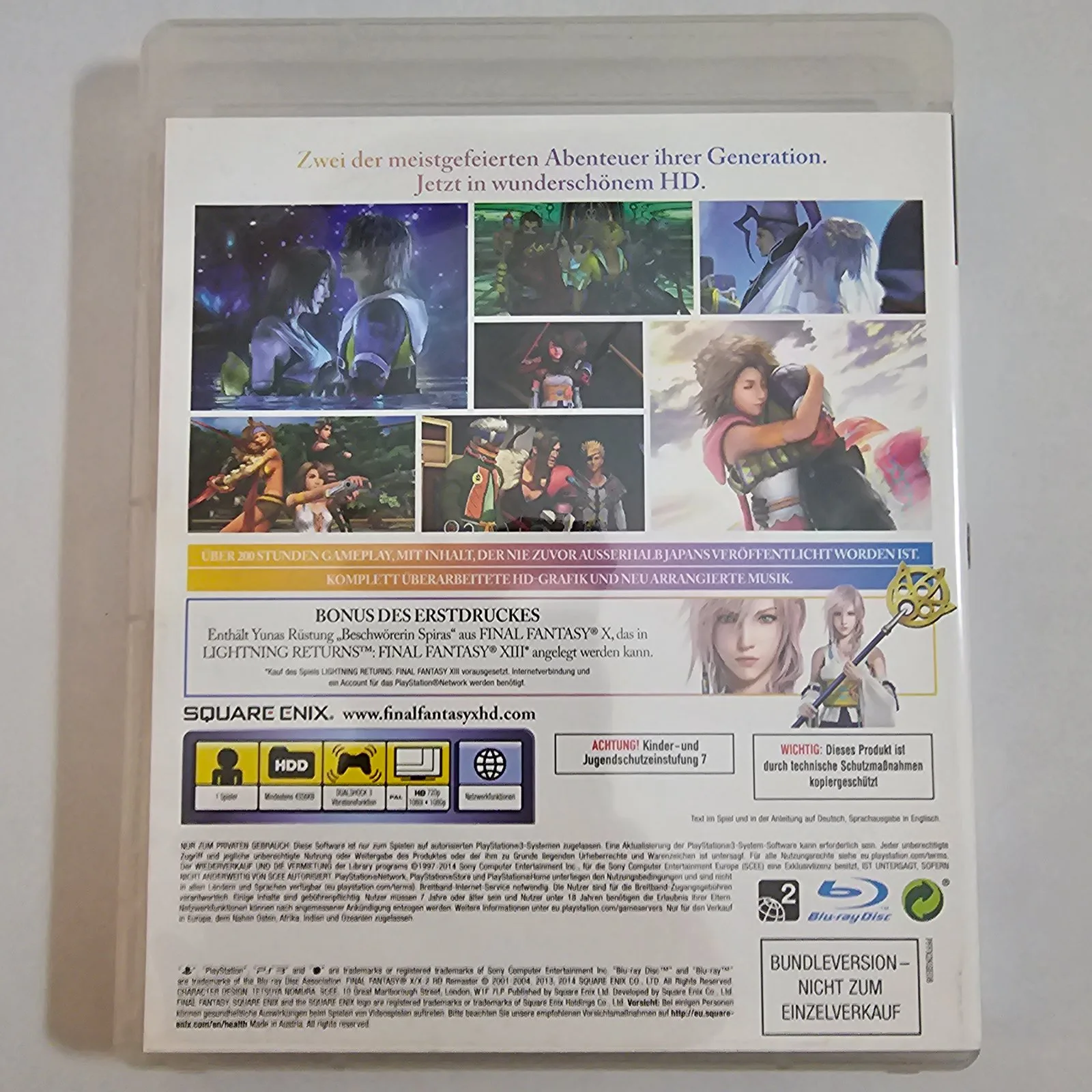 Final Fantasy X/X-2 HD Remaster PlayStation 3, Ansicht 2
