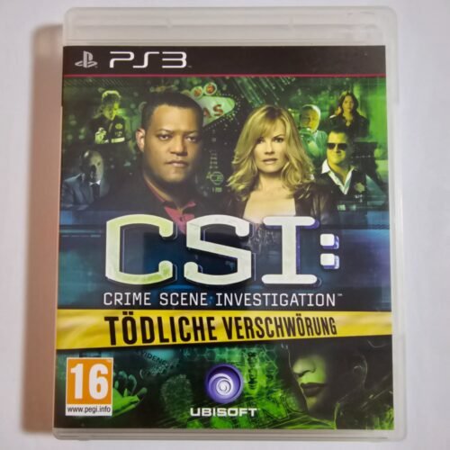 CSI Fatal Conspiracy PlayStation 3