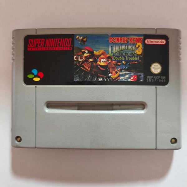 Donkey Kong Country 3 Dixie Kong’s Double Trouble! Super Nintendo Entertainment System