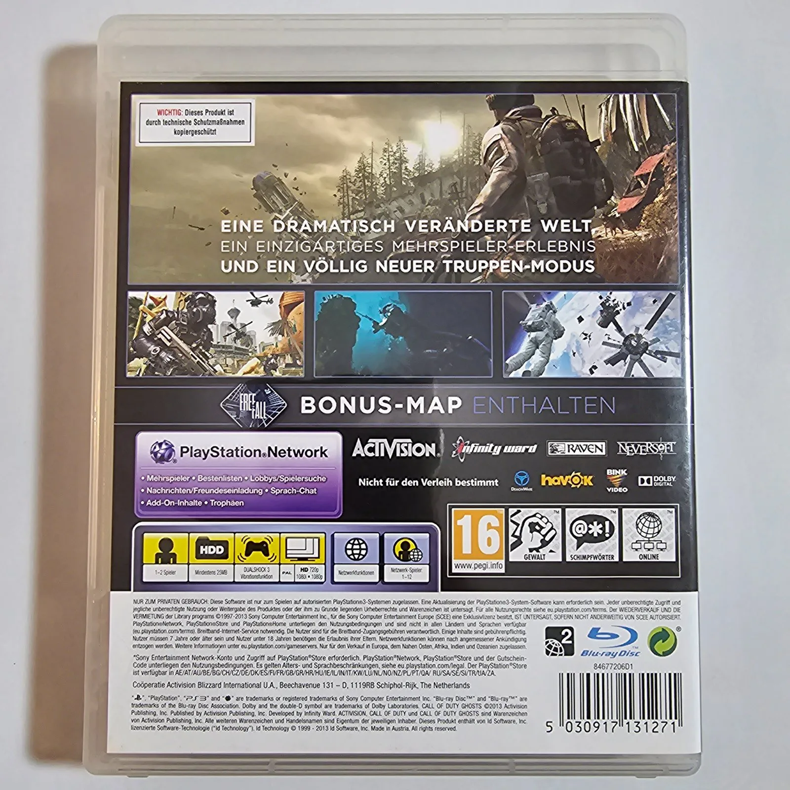 Call of Duty Ghosts PlayStation 3, Ansicht 2