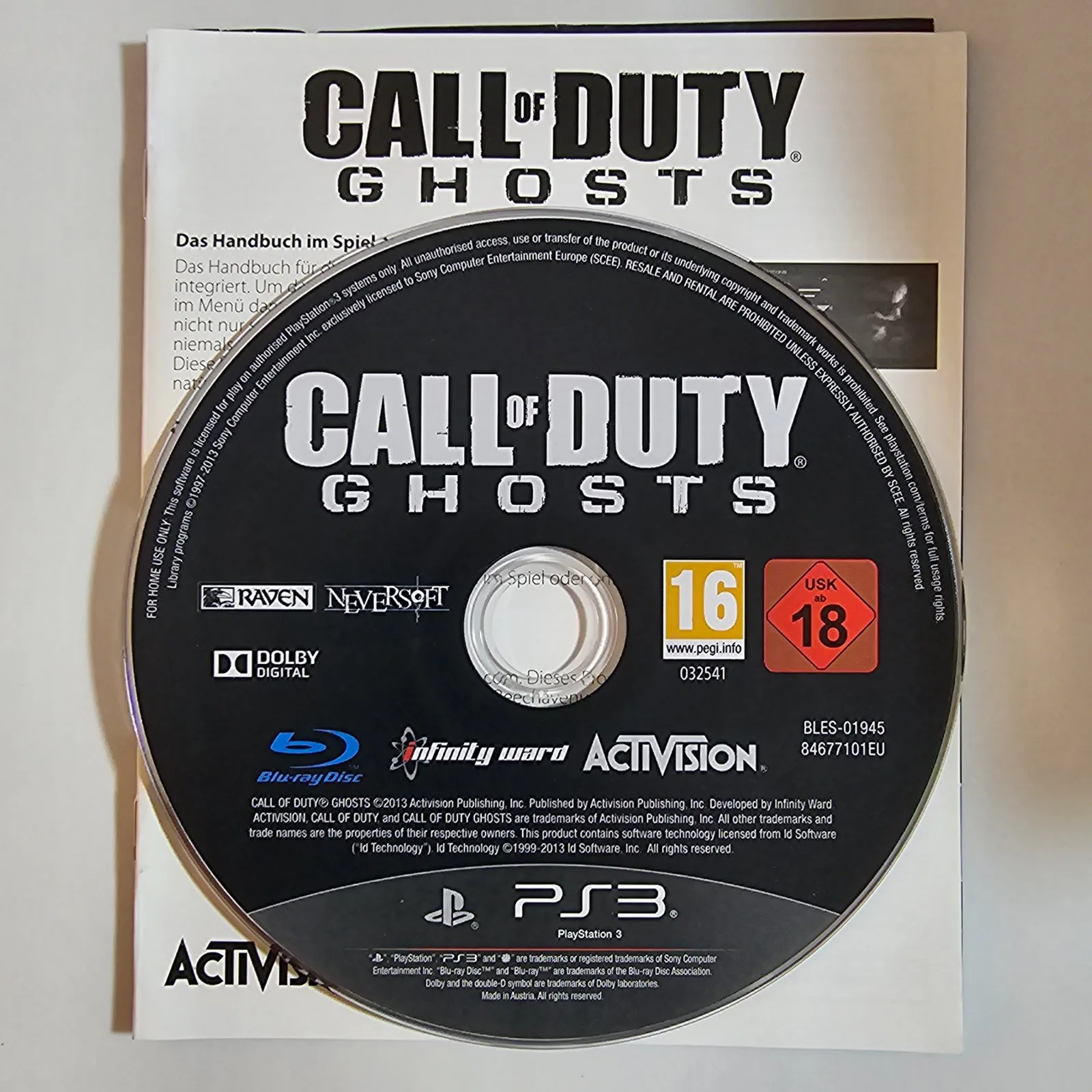Call of Duty Ghosts PlayStation 3, Ansicht 3