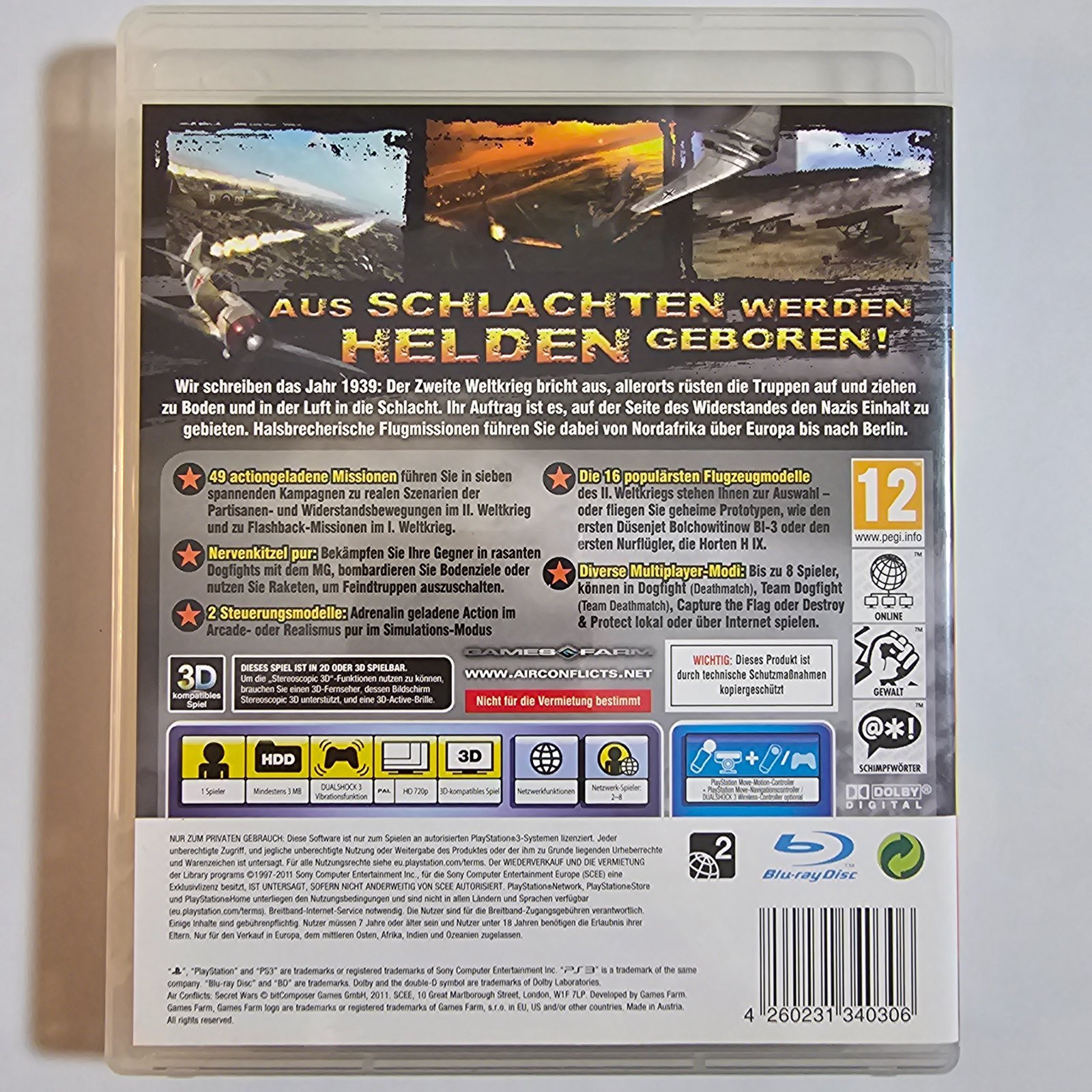 Air Conflicts Secret Wars PlayStation 3 – Bild 2