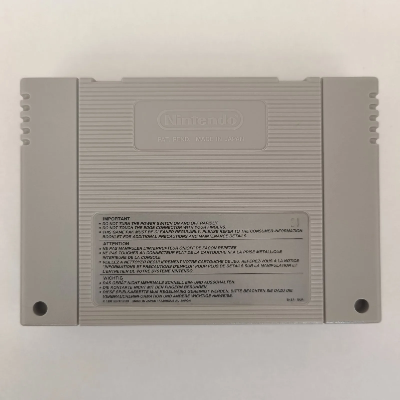 Brett Hull Hockey Super Nintendo, Ansicht 2