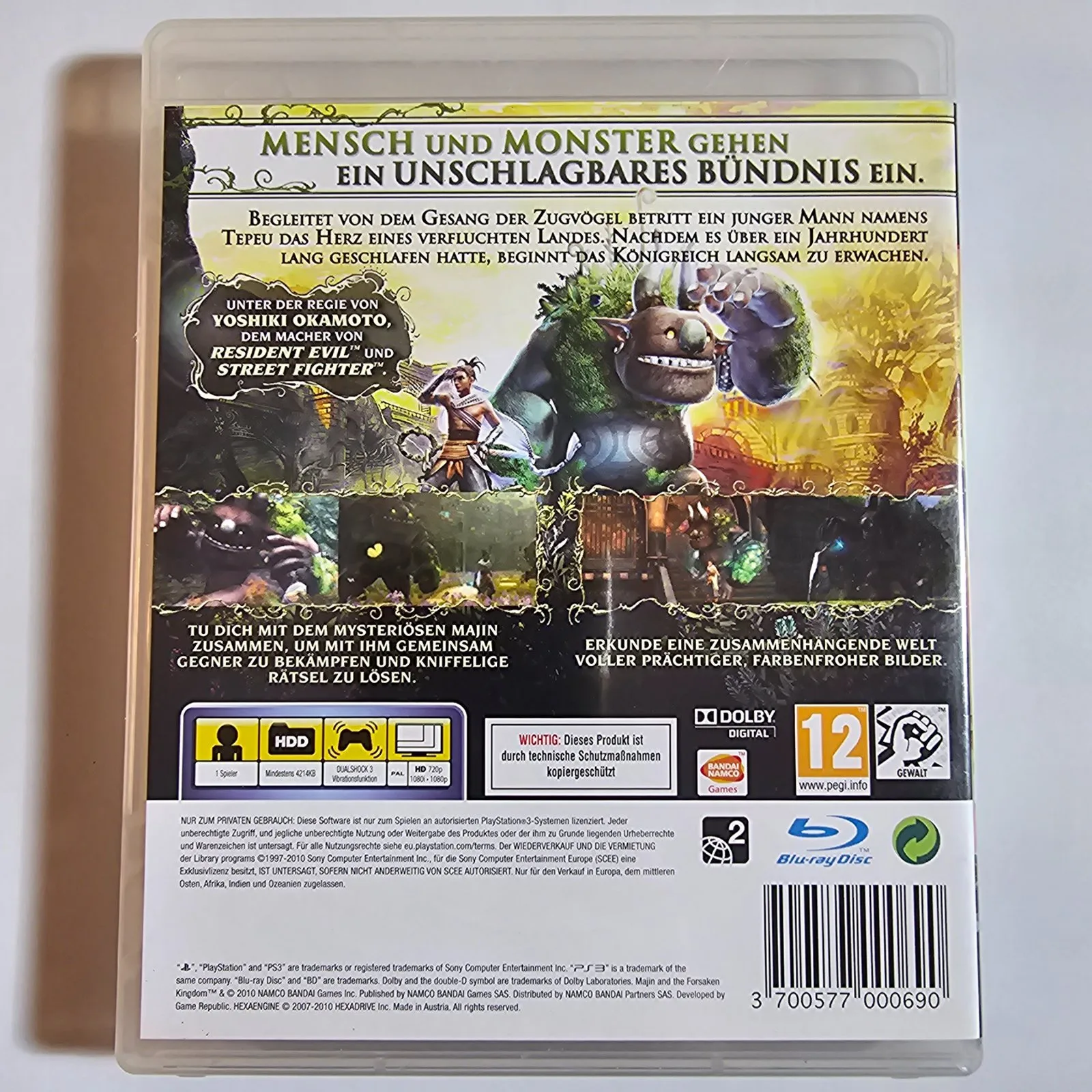 Majin and the Forsaken Kingdom PlayStation 3, Ansicht 2