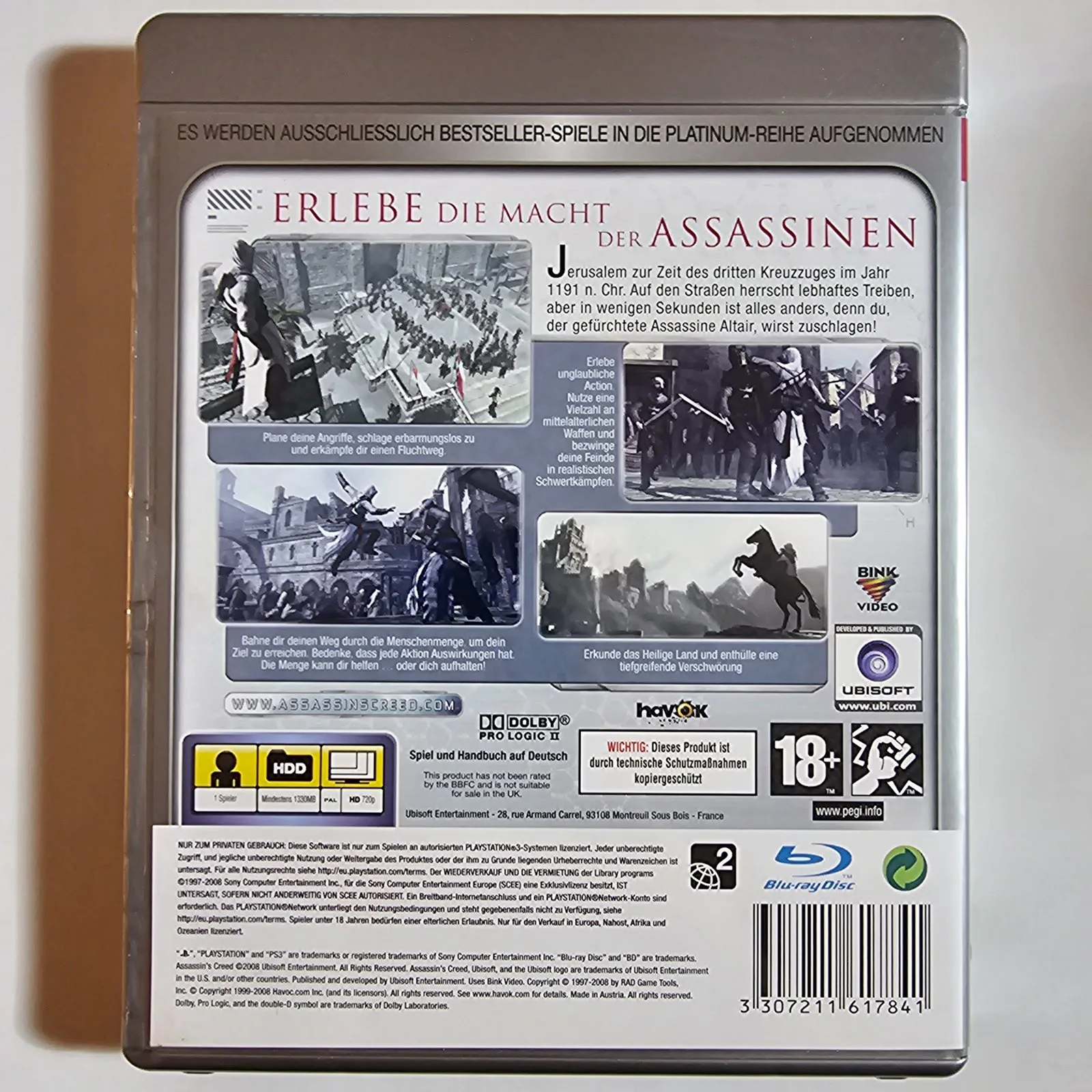 Assassin’s Creed Platinum PlayStation 3, Ansicht 2