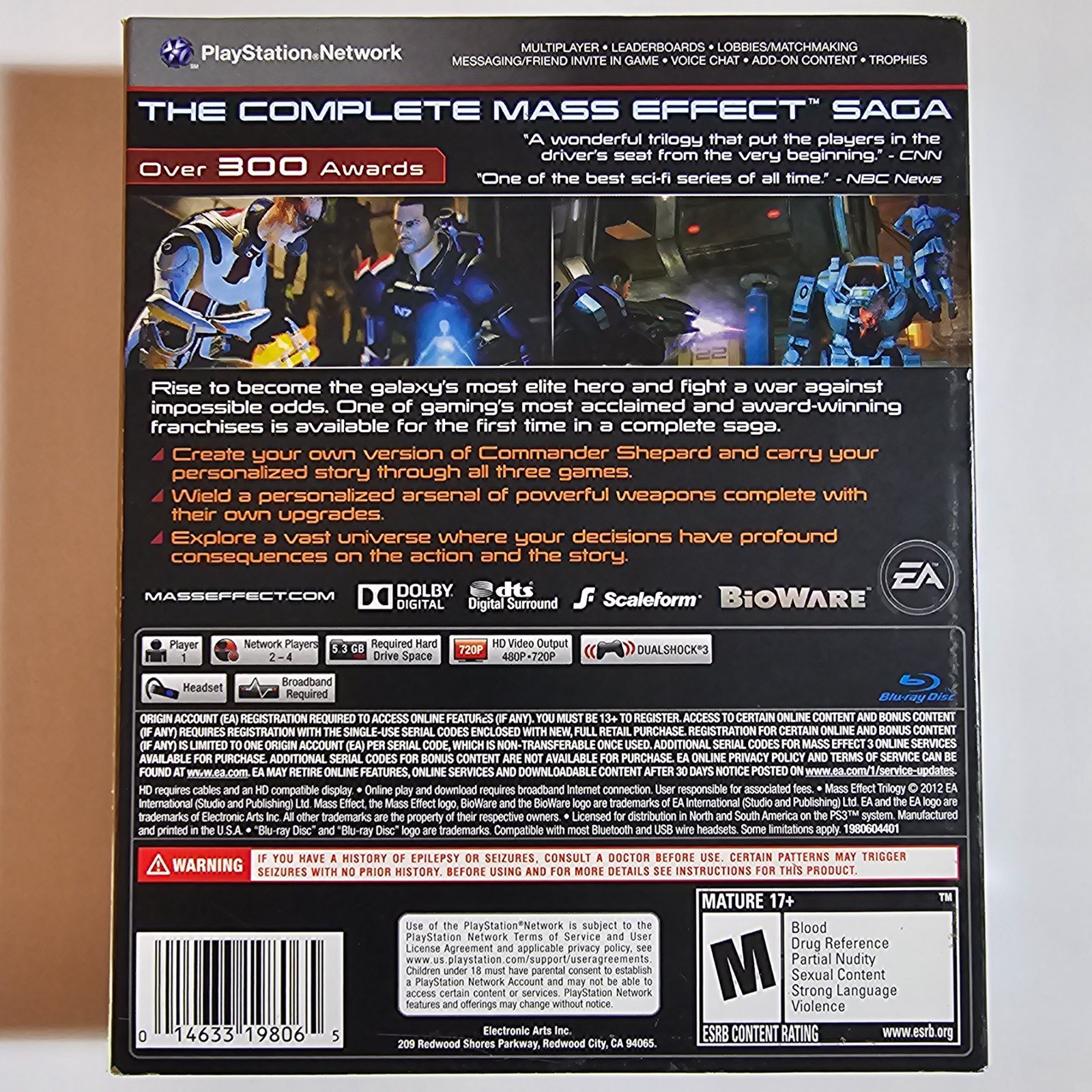 Mass Effect Trilogy NTSC PlayStation 3 – Bild 2