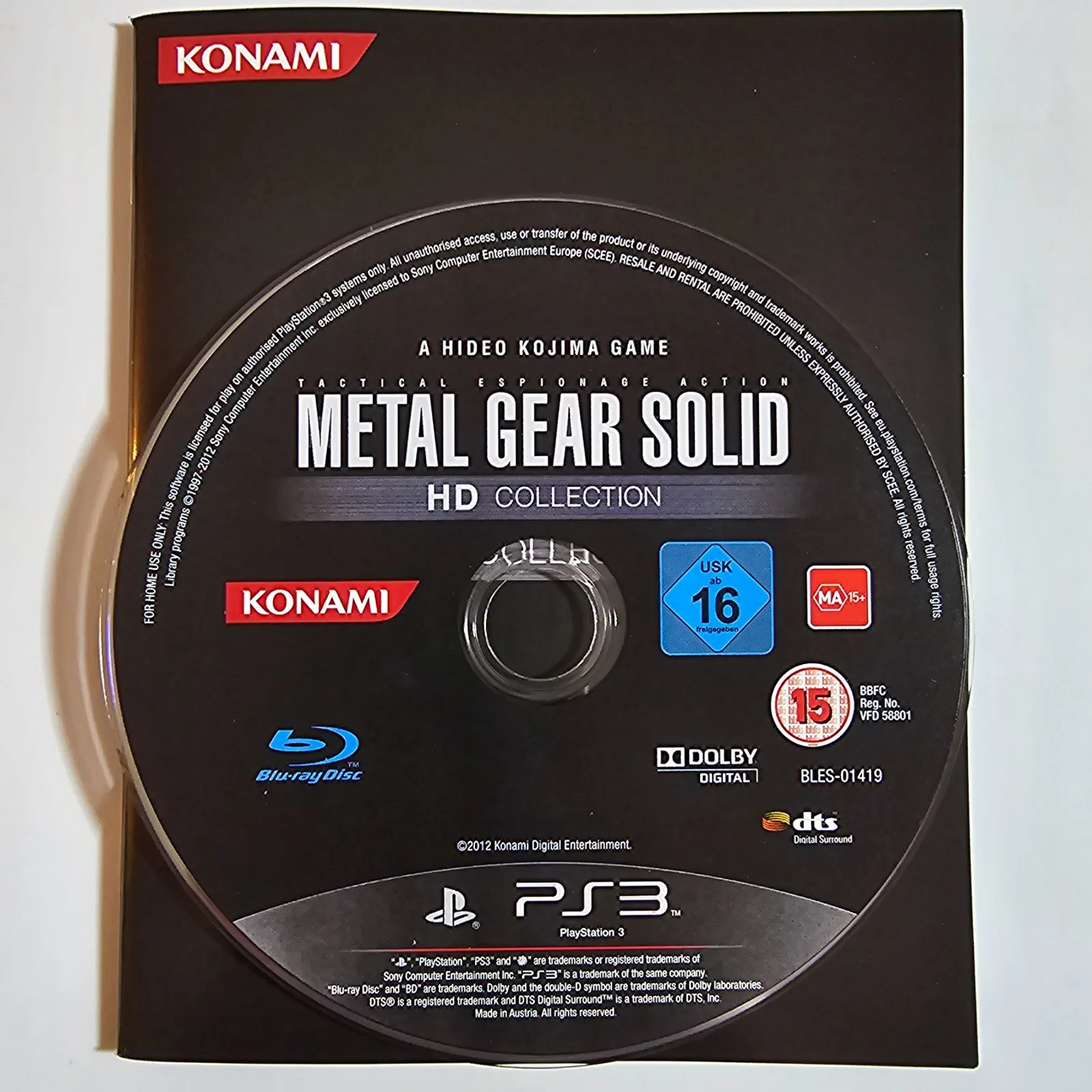 Metal Gear Solid HD Collection PlayStation 3, Ansicht 3