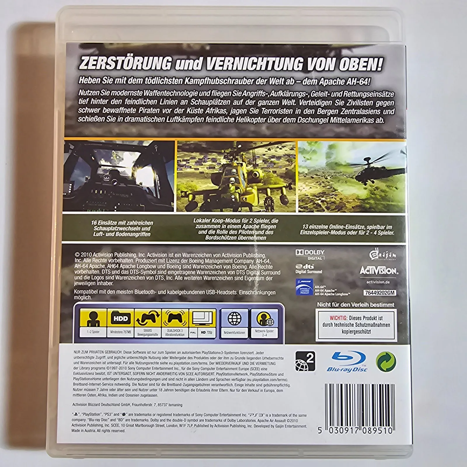 Apache Air Assault PlayStation 3, Ansicht 2